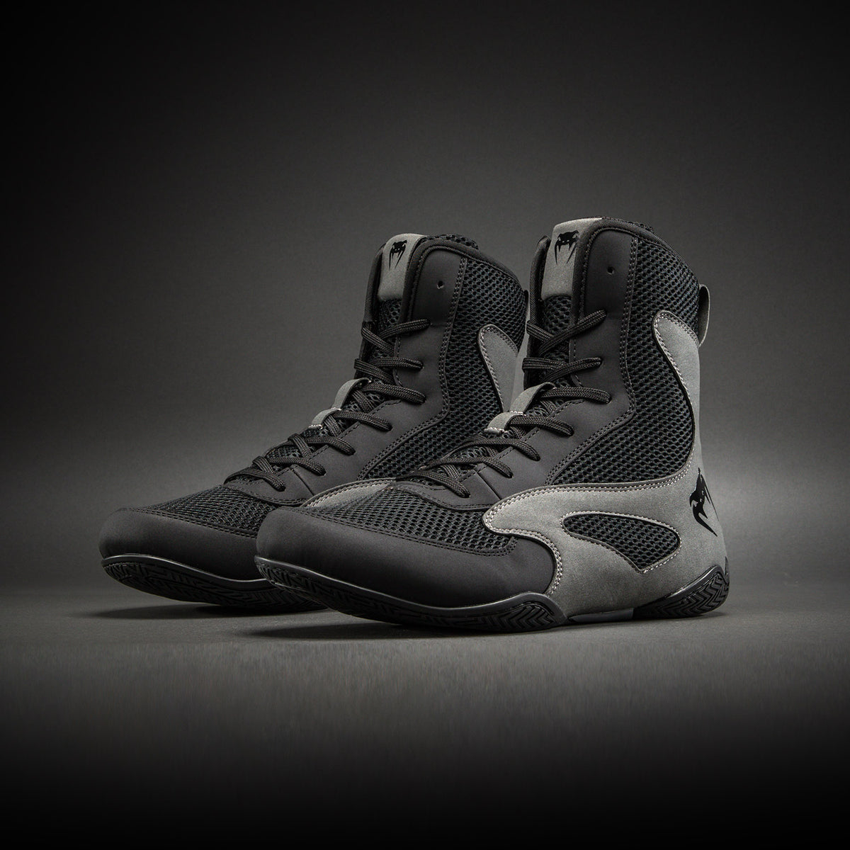Chaussures de boxe Venum Contender - Noir/Gris