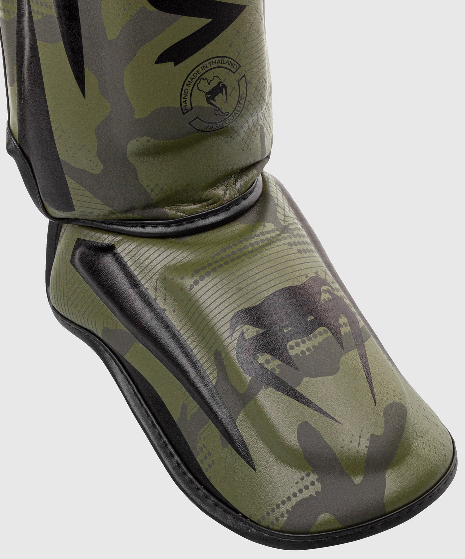 Protège-tibias Venum Elite – Kaki Camo - product-type_Protège-tibias