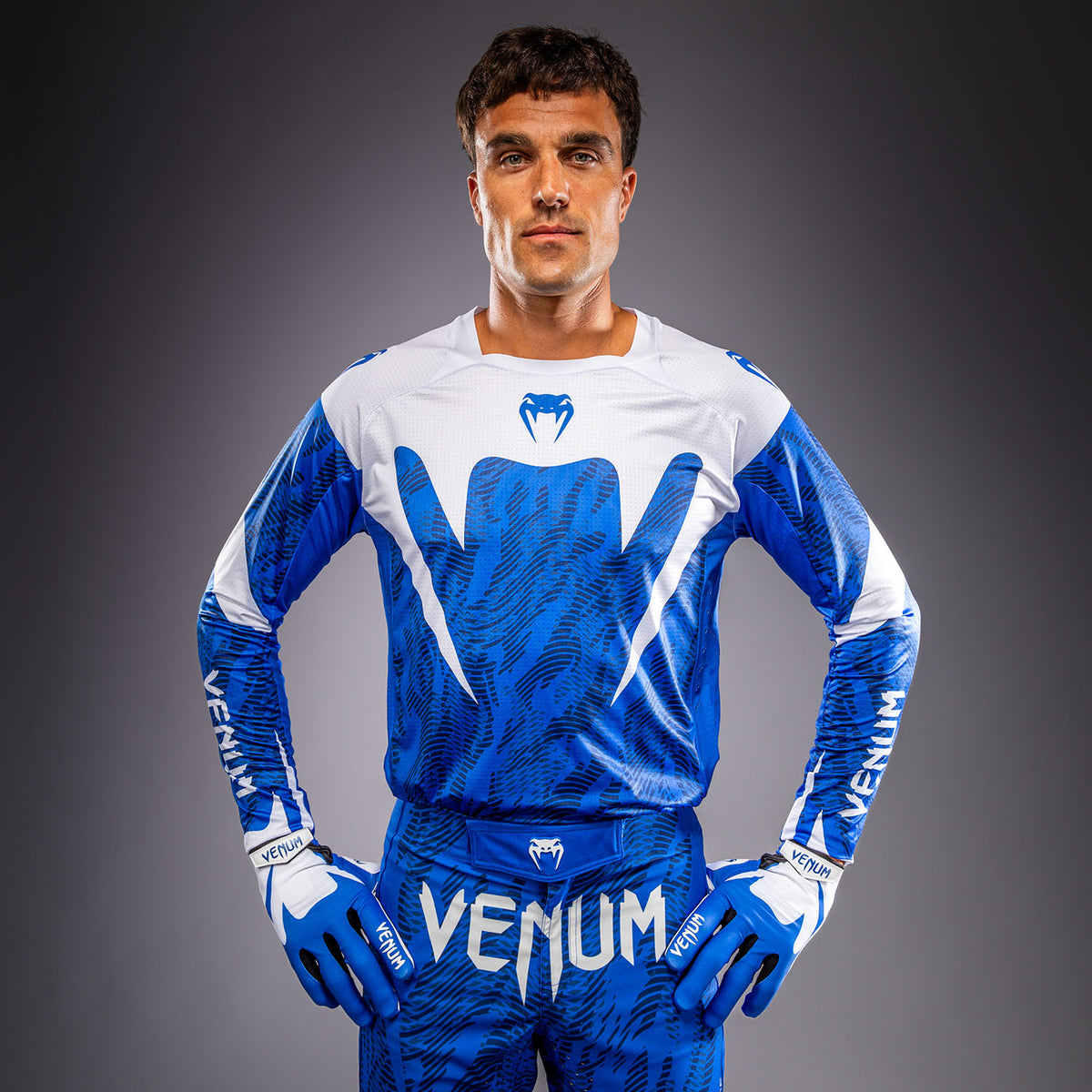 Maillot de Motorsports Venum MX Elite - Bleu
