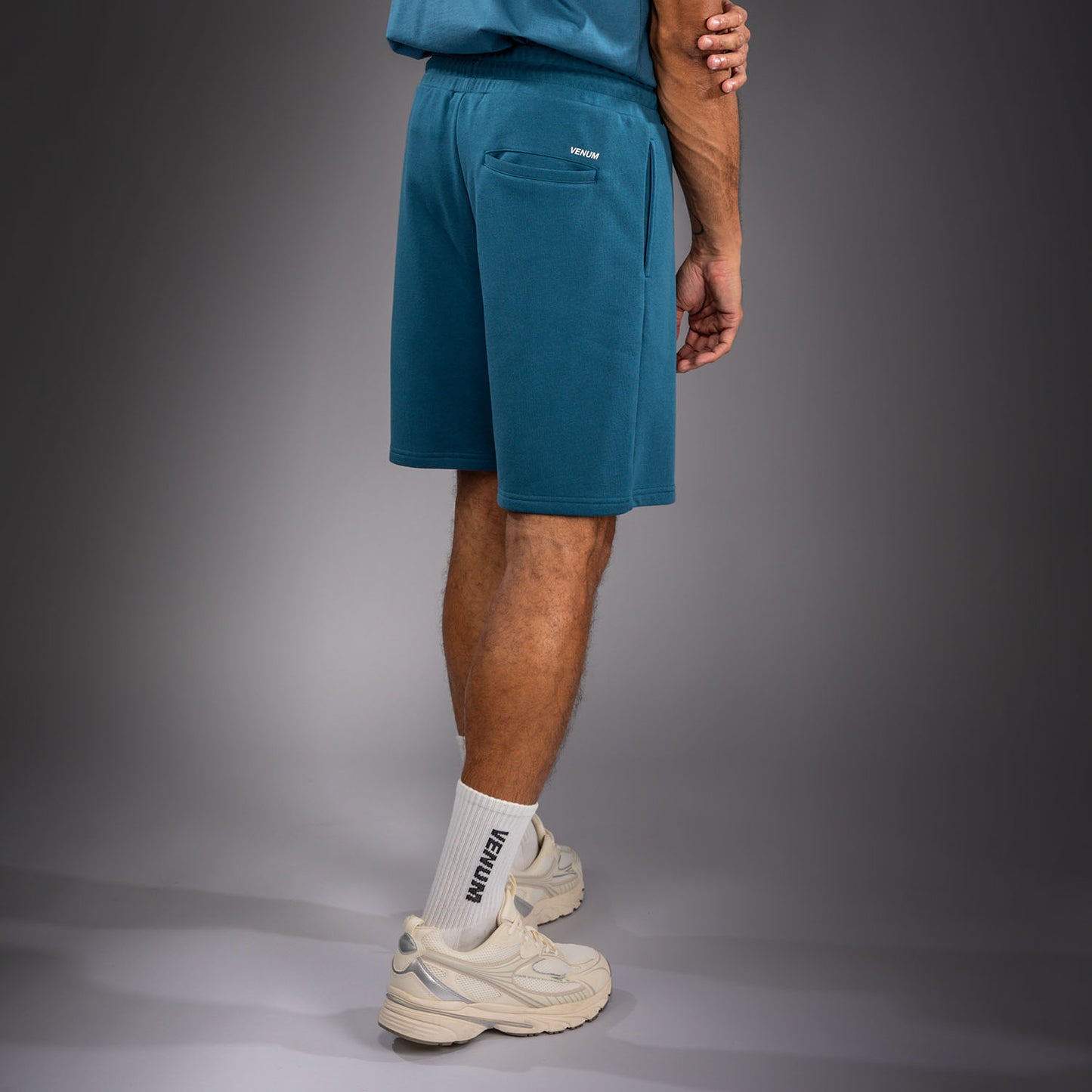 Short en Coton Venum Giant 3D - Bleu Océan