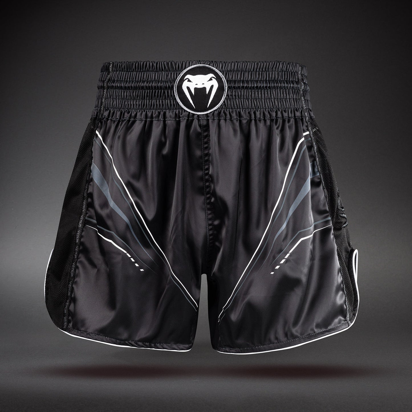 Short de Muay Thaï Venum Streamline – Noir/Blanc - product-type_Shorts de Muay Thai