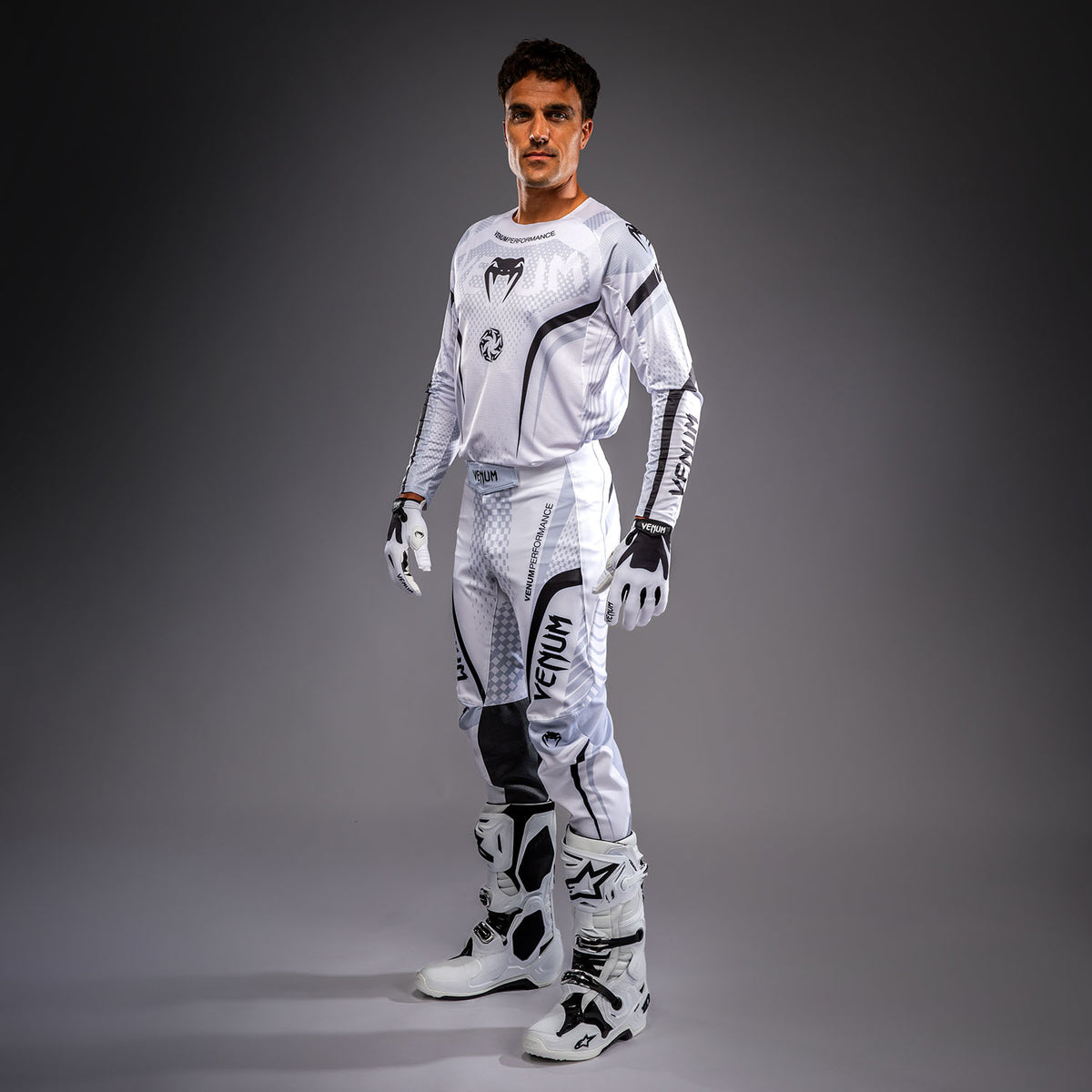 Pantalon de Motorsports Venum MX Challenger - Blanc