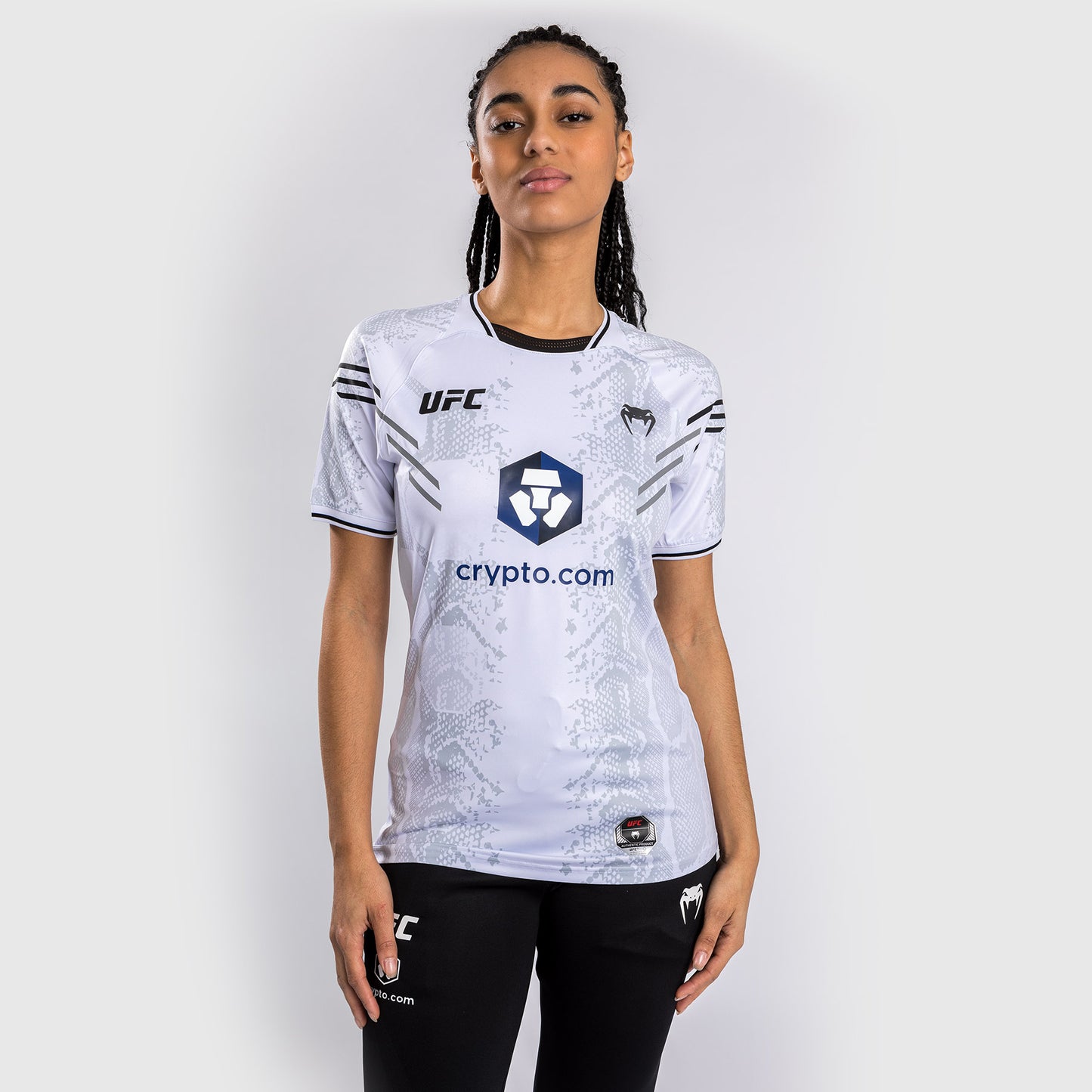 T-shirt Technique Personnalisé pour Femmes UFC Adrenaline by Venum Authentic Fight Night - Blanc - product-type_T-Shirts Dry Tech