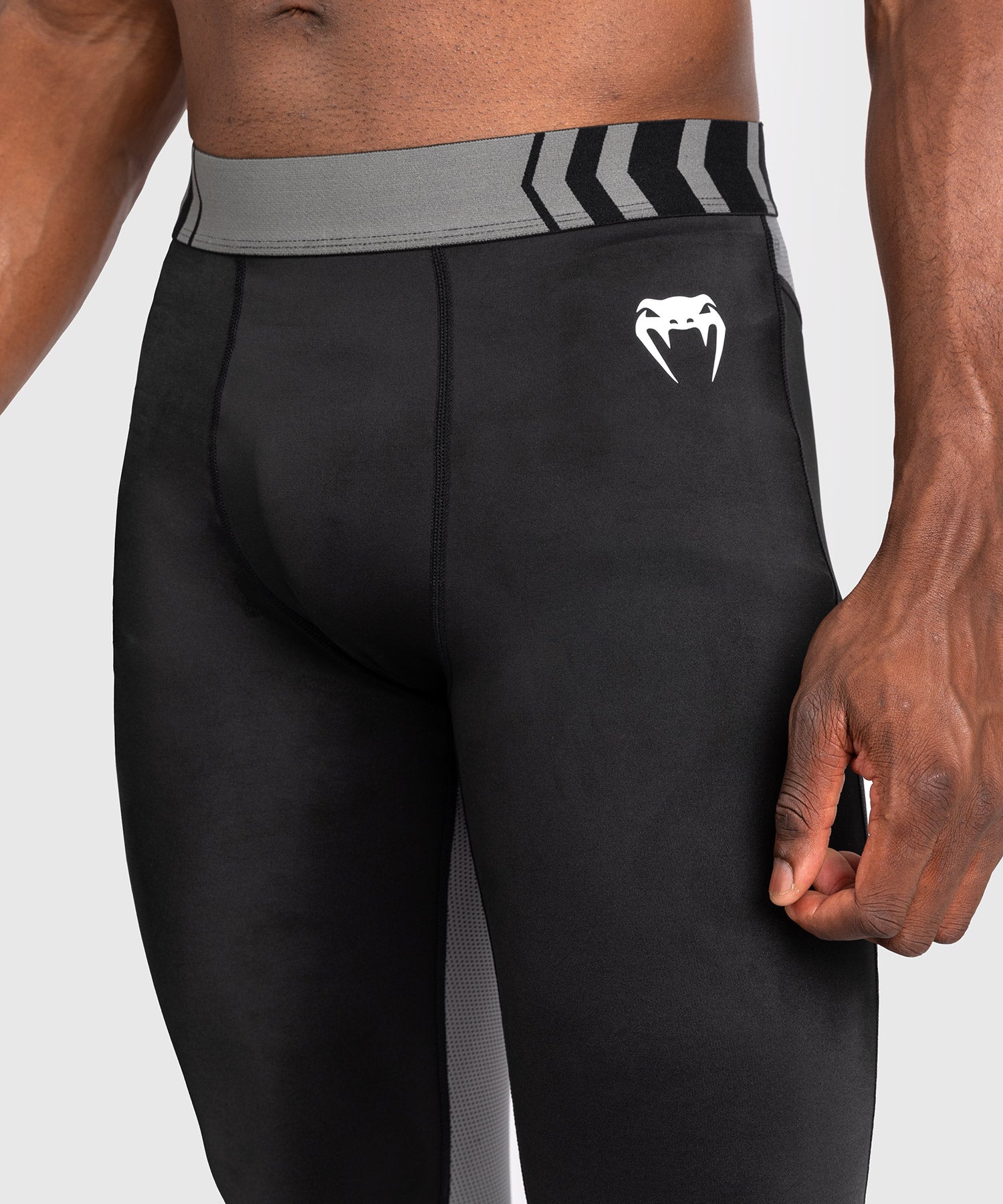 Pantalon de compression pour Hommes Venum Tempest - Noir/Gris - product-type_Pantalons de Compression