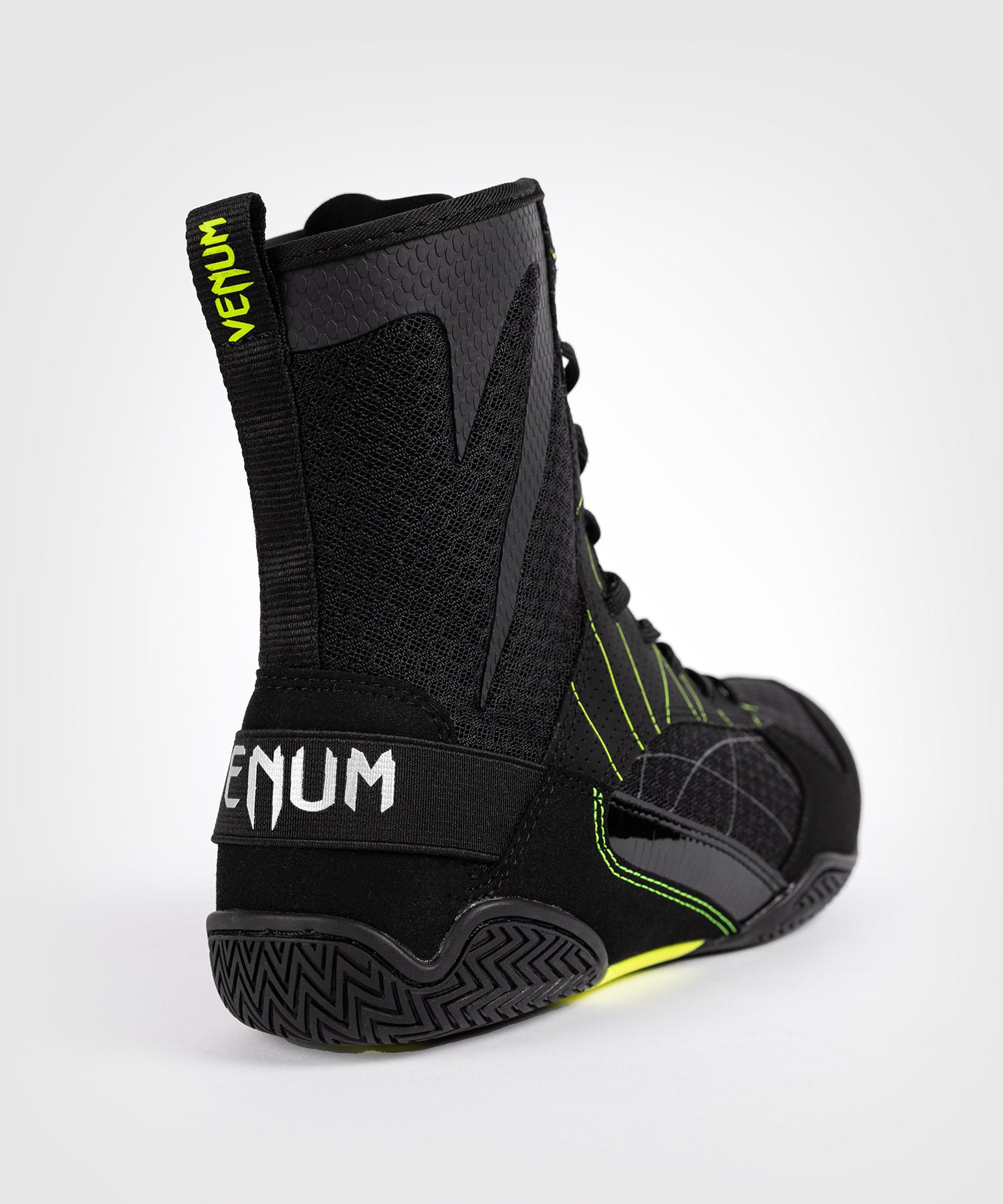 Chaussures de boxe Venum Training Camp 4.0 - Noir/Vert fluo - product-type_Chaussures de boxe