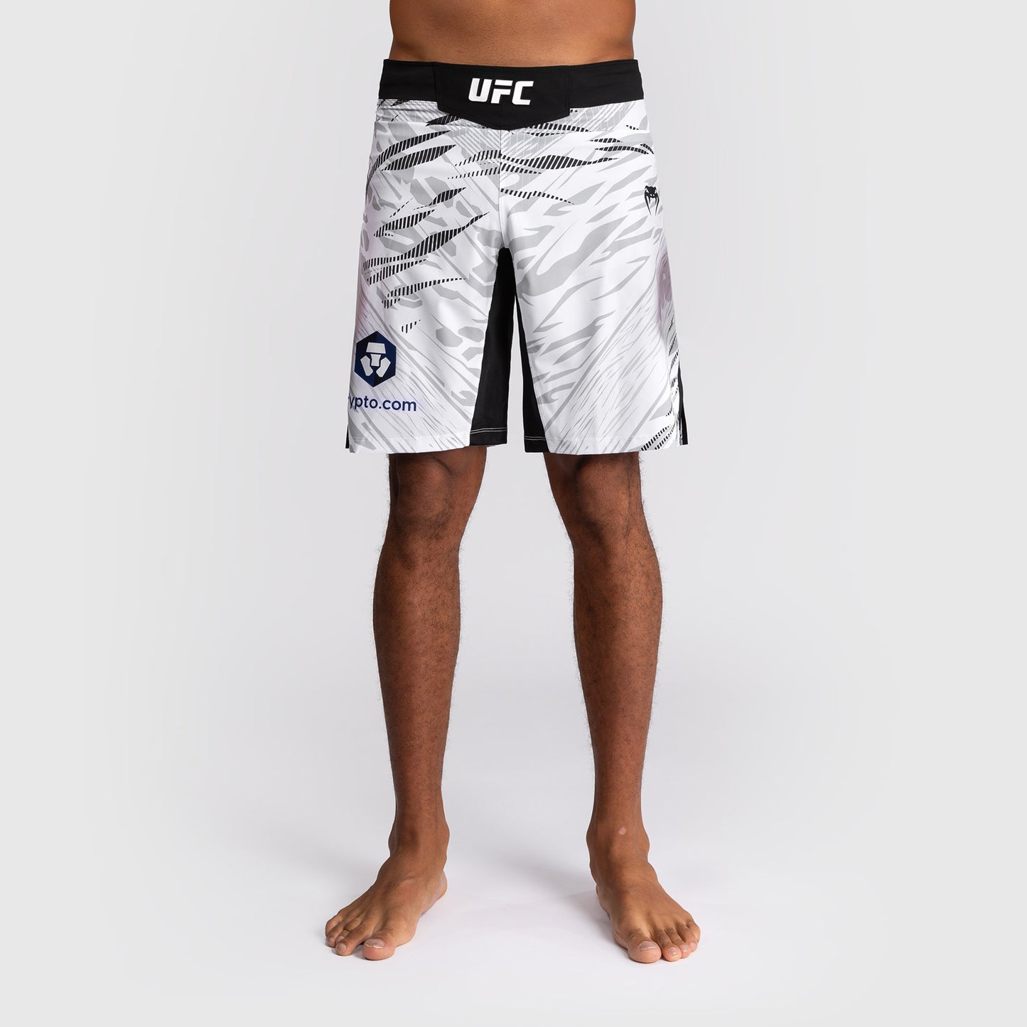 Shorts de Combat pour Hommes UFC Fusion by Venum Personnalisé Authentic Fight Night - Coupe Longue - Blanc - product-type_Shorts de MMA