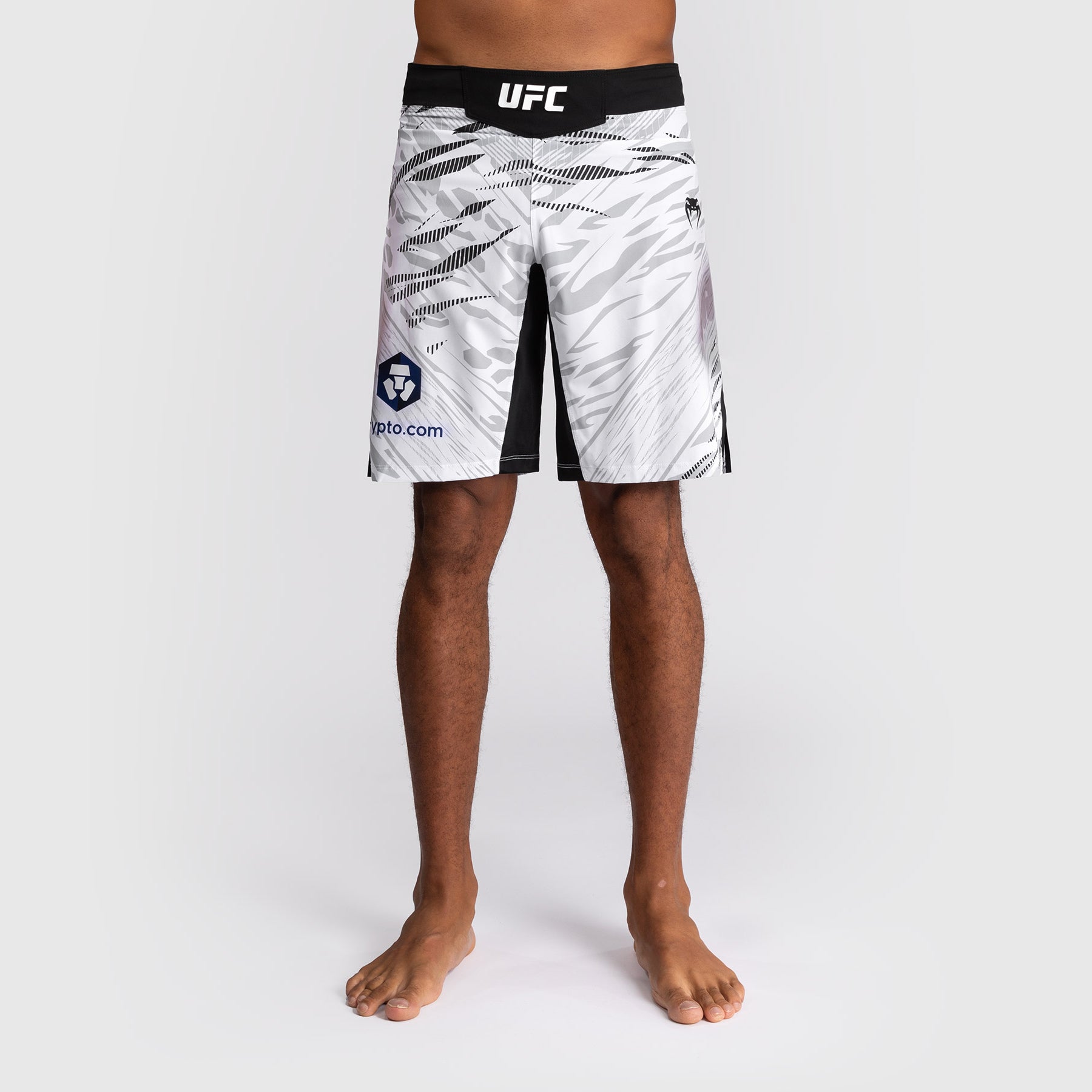 Shorts de Combat pour Hommes UFC Fusion by Venum Personnalisé Authentic Fight Night - Coupe Longue - Blanc - product-type_Shorts de MMA
