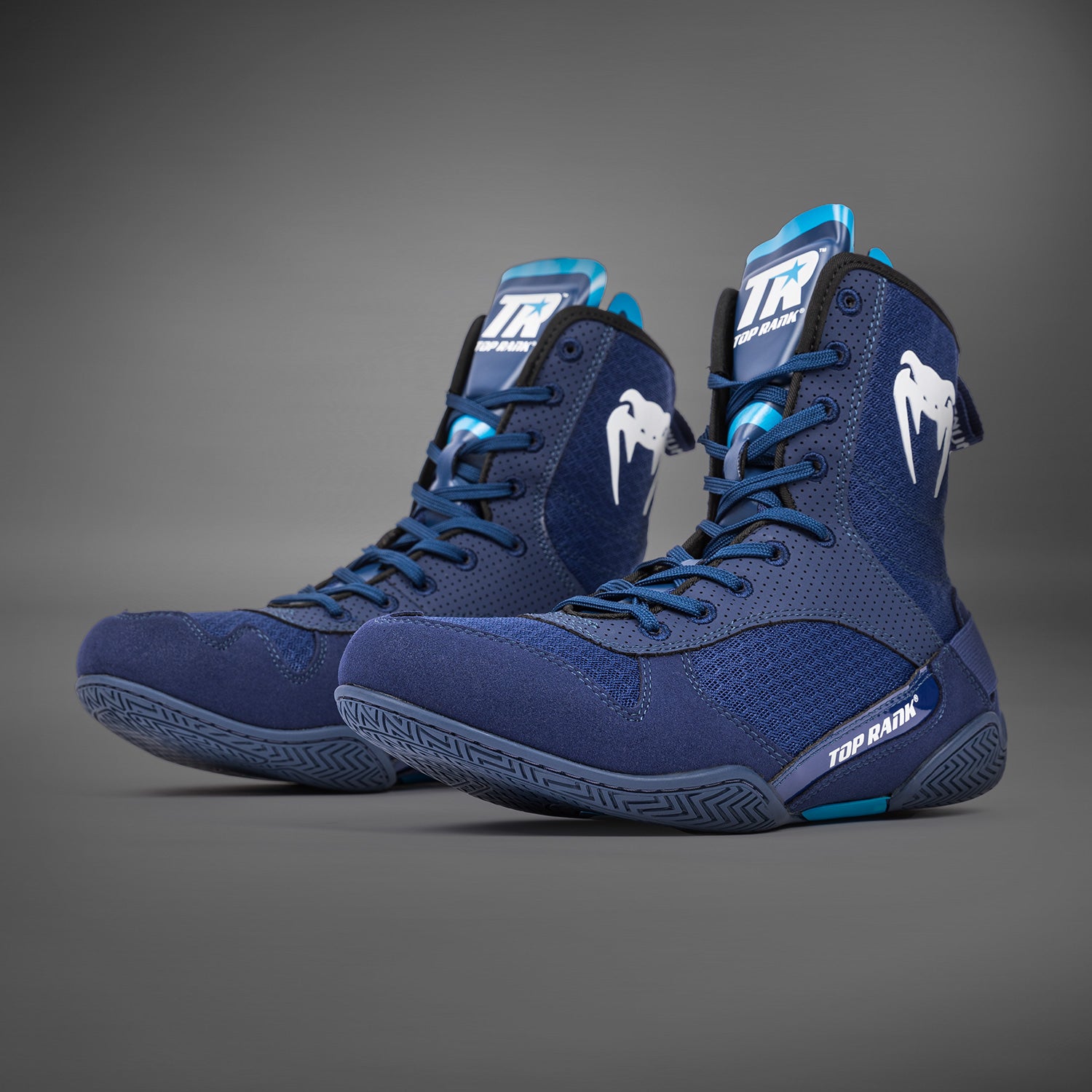 Chaussures de Boxe Venum x Top Rank Original - Bleu Marine - product-type_Chaussures de boxe