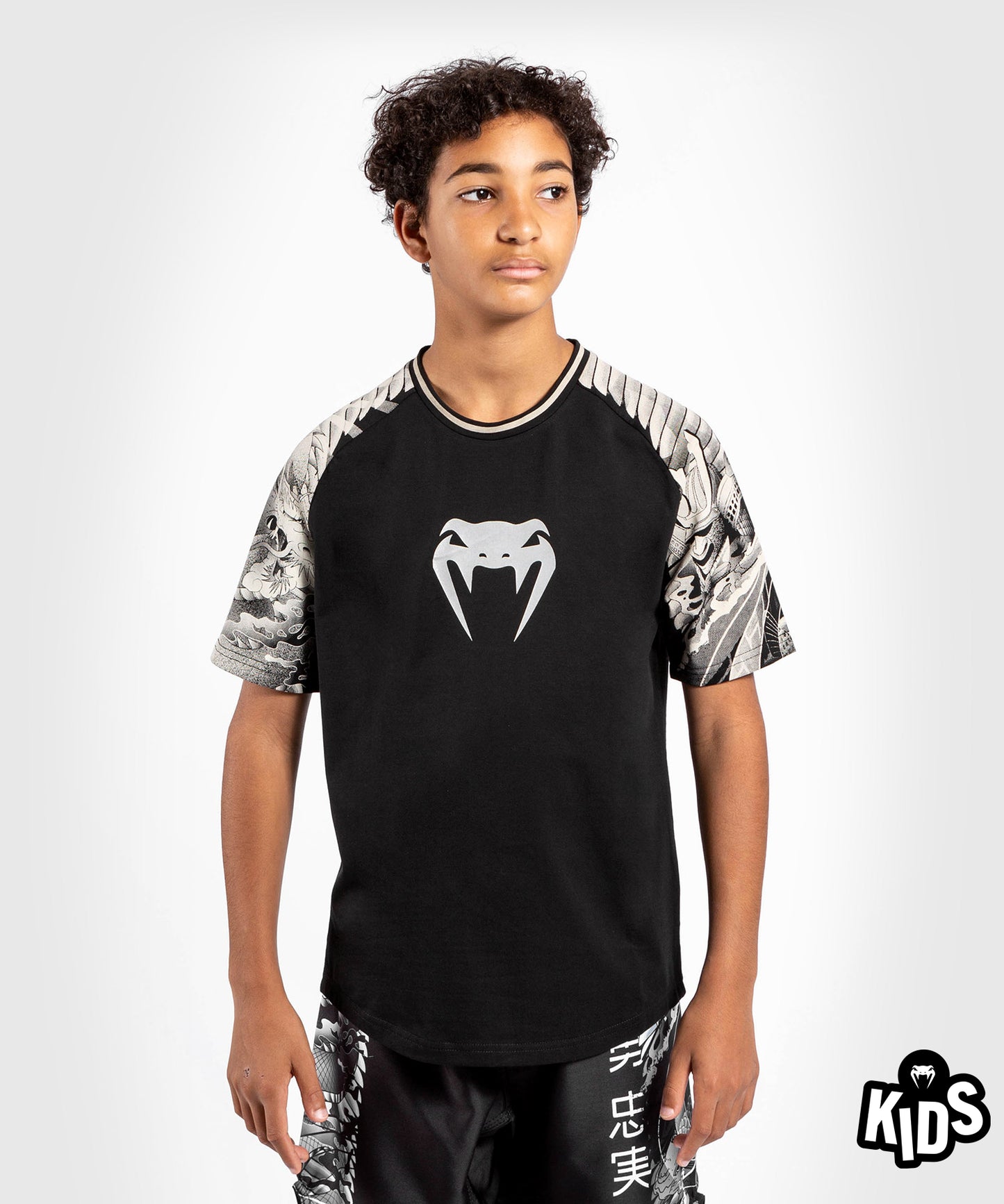 T-shirt Venum YKZ21 – Pour Enfant - Noir/Blanc - T-shirts