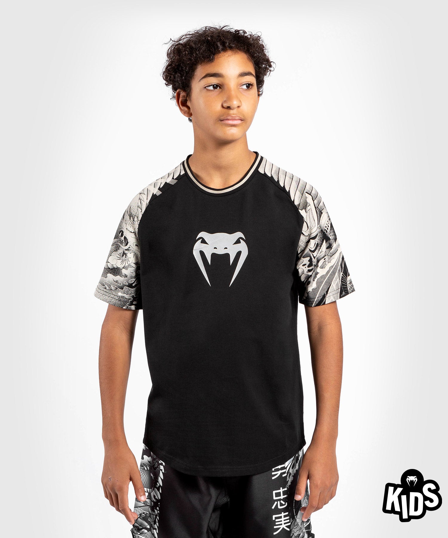 T-shirt Venum YKZ21 – Pour Enfant - Noir/Blanc - T-shirts