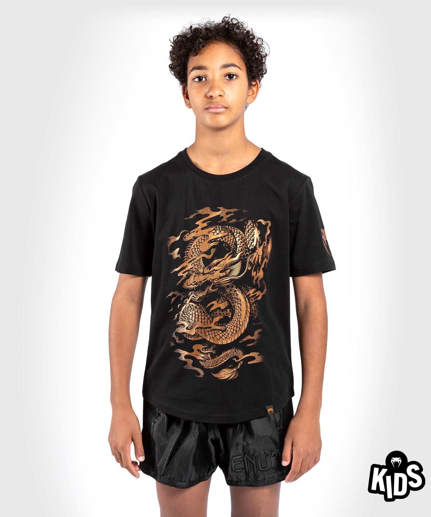 T-shirt Enfant Venum Dragon's Flight - Noir/Bronze - T-shirts