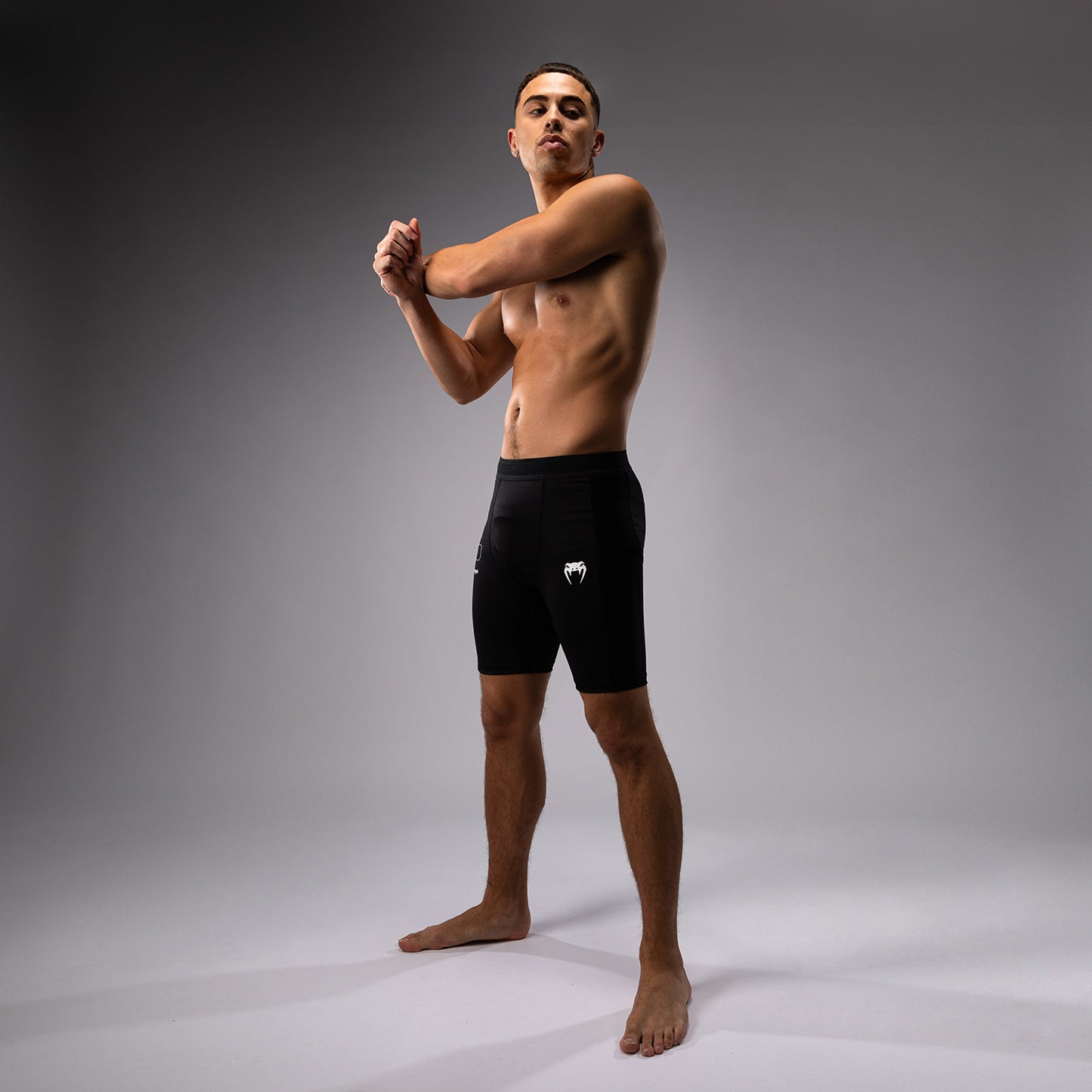 Short de compression Venum Tactical XT- Noir/Rouge Feu - product-type_Shorts de compression