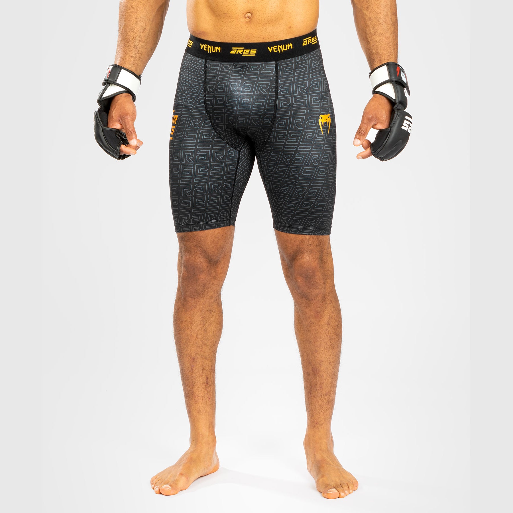 Short de Compression pour Hommes Venum x Ares - Noir/Or - product-type_Shorts de compression