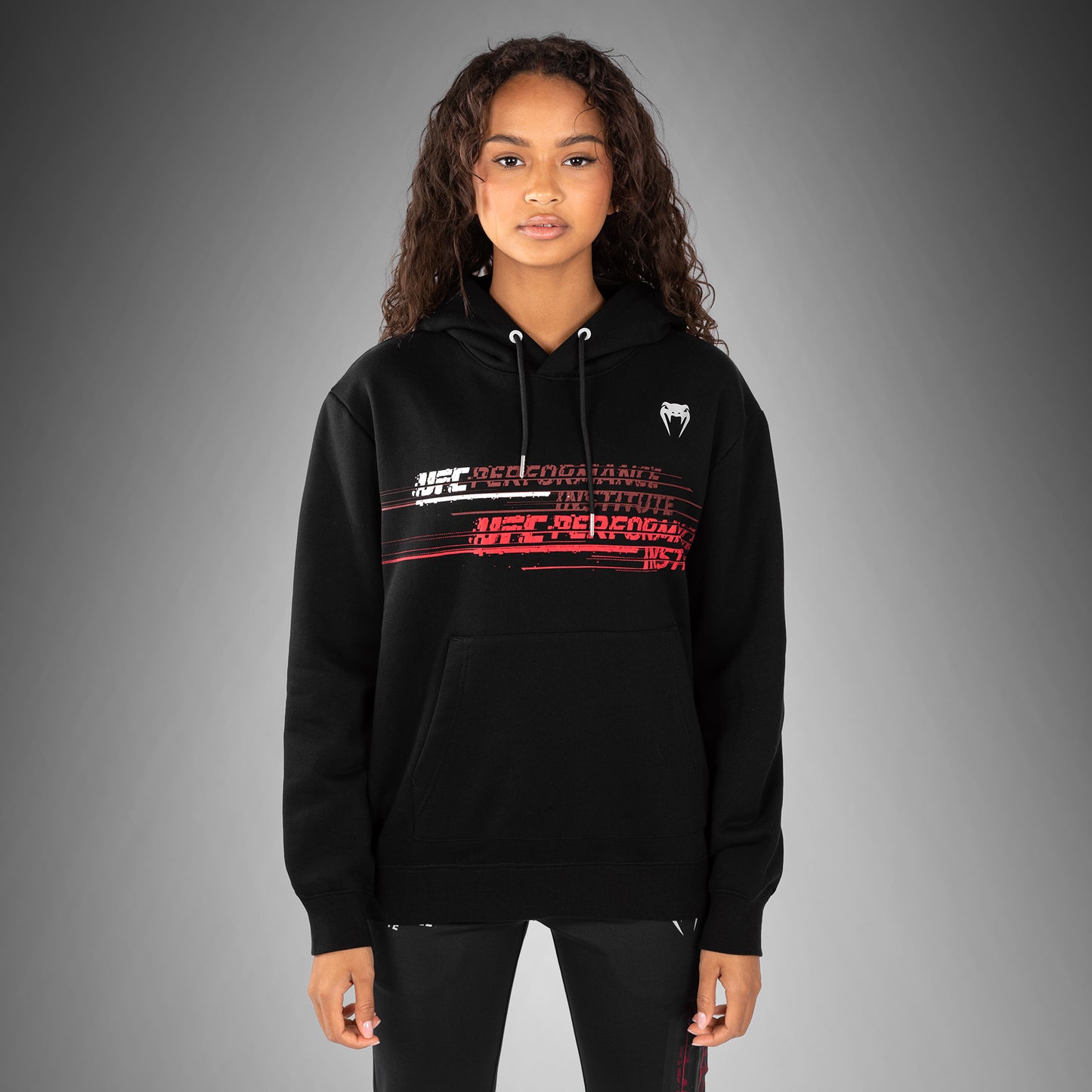 Sweat à capuche pour femmes UFC Venum Performance Institute 2.0 - Noir/Rouge - product-type_Sweatshirts