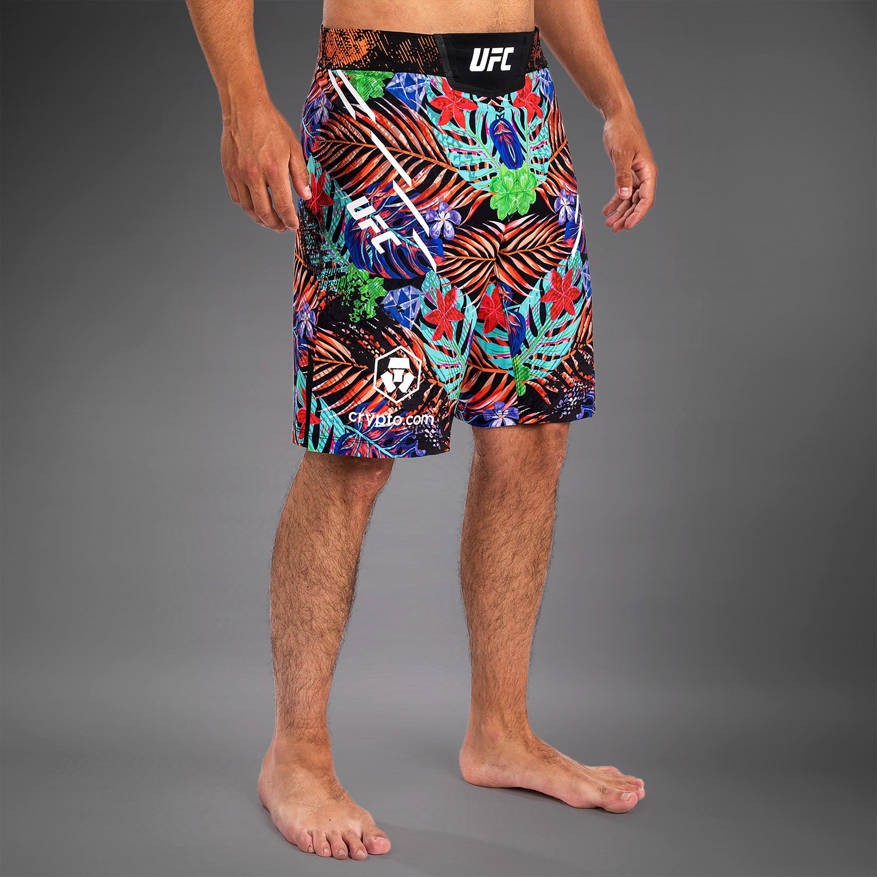 Short de Combat coupe longue pour Hommes UFC Unrivaled by Venum Dustin Poirier - Bleu - product-type_Shorts de MMA