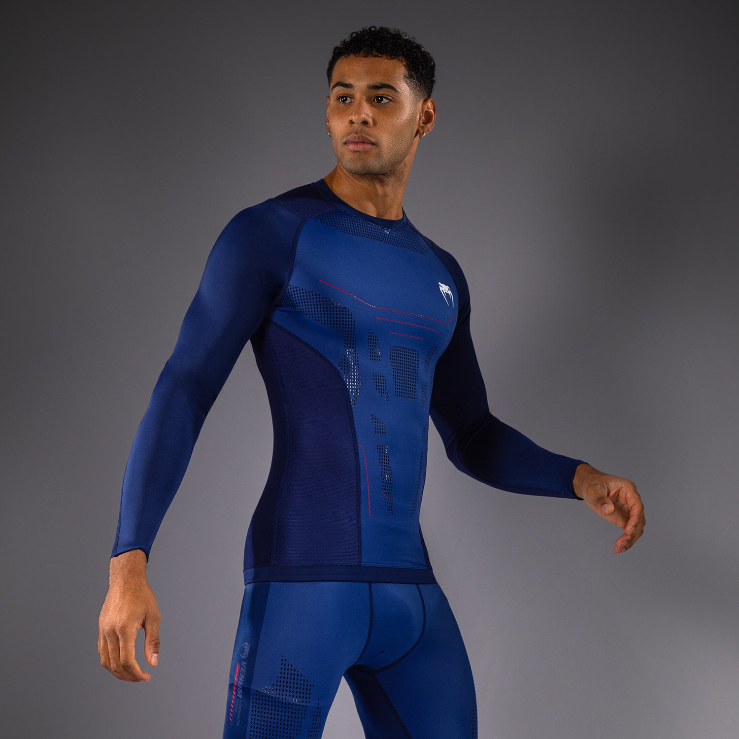 Rashguard Venum Technical 3.0 - Bleu Nuit - product-type_T-Shirts de Compression