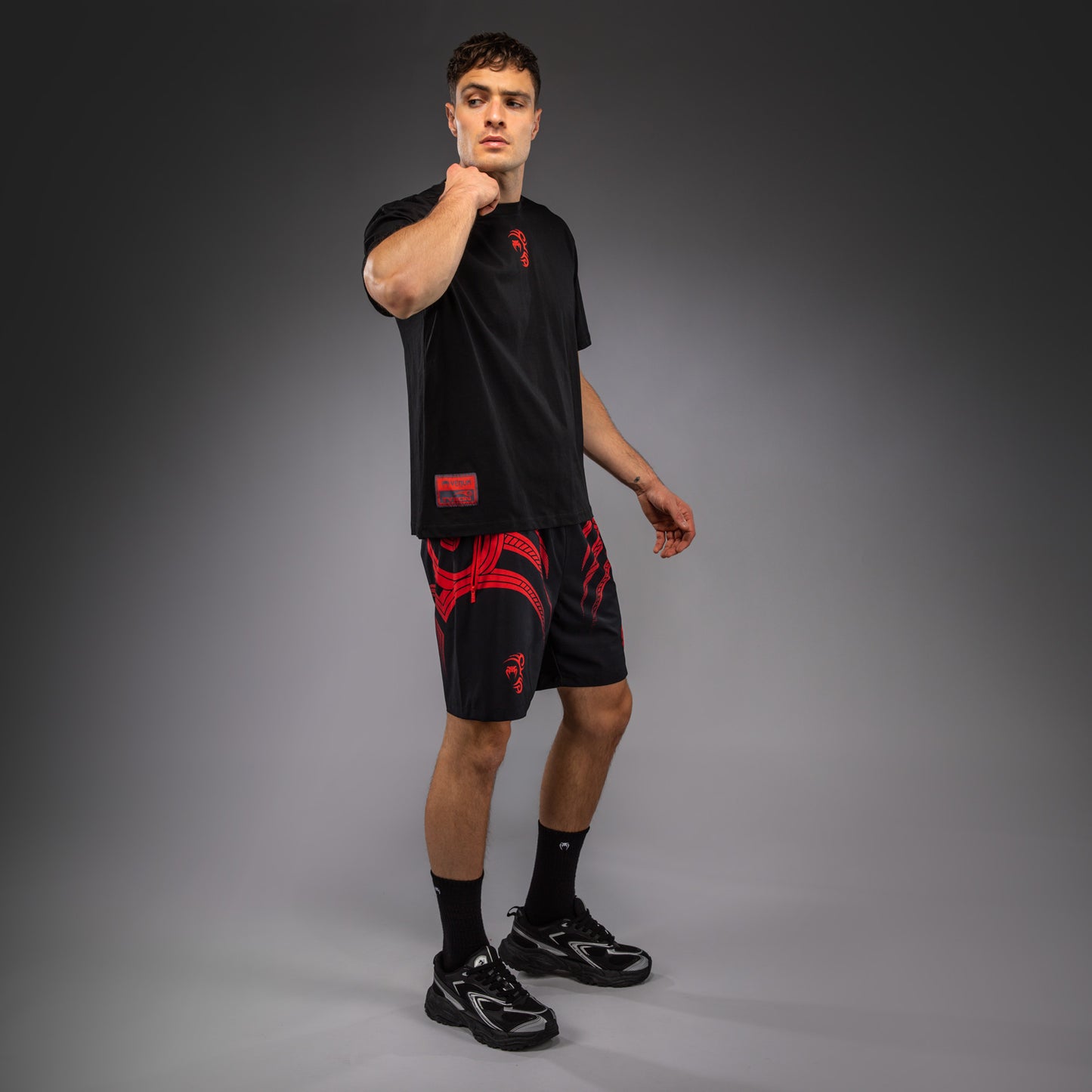 T-shirt Venum x Mike Tyson Tiger - Noir profond