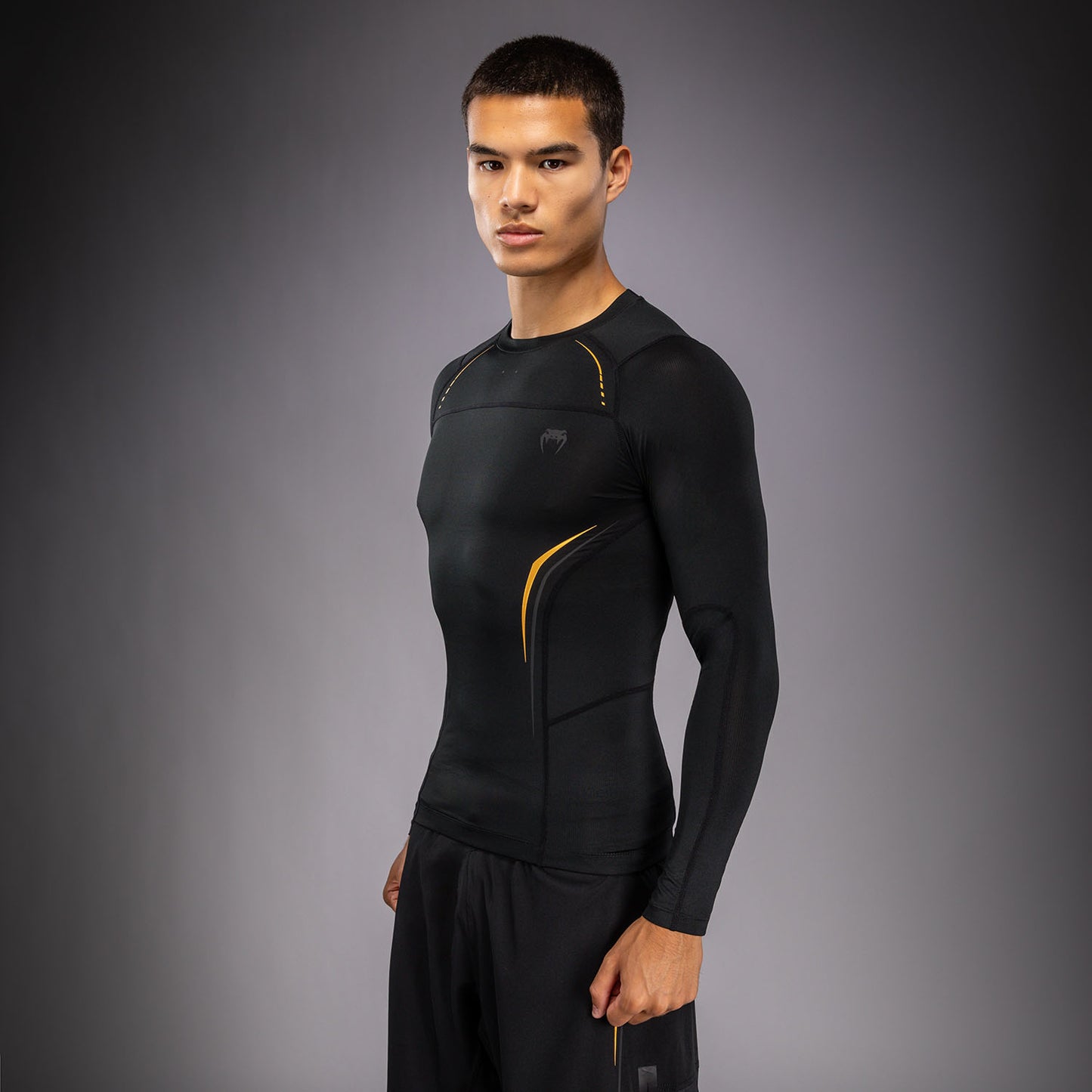 Rashguard à Manches Longues Venum G-Core - Noir/Or