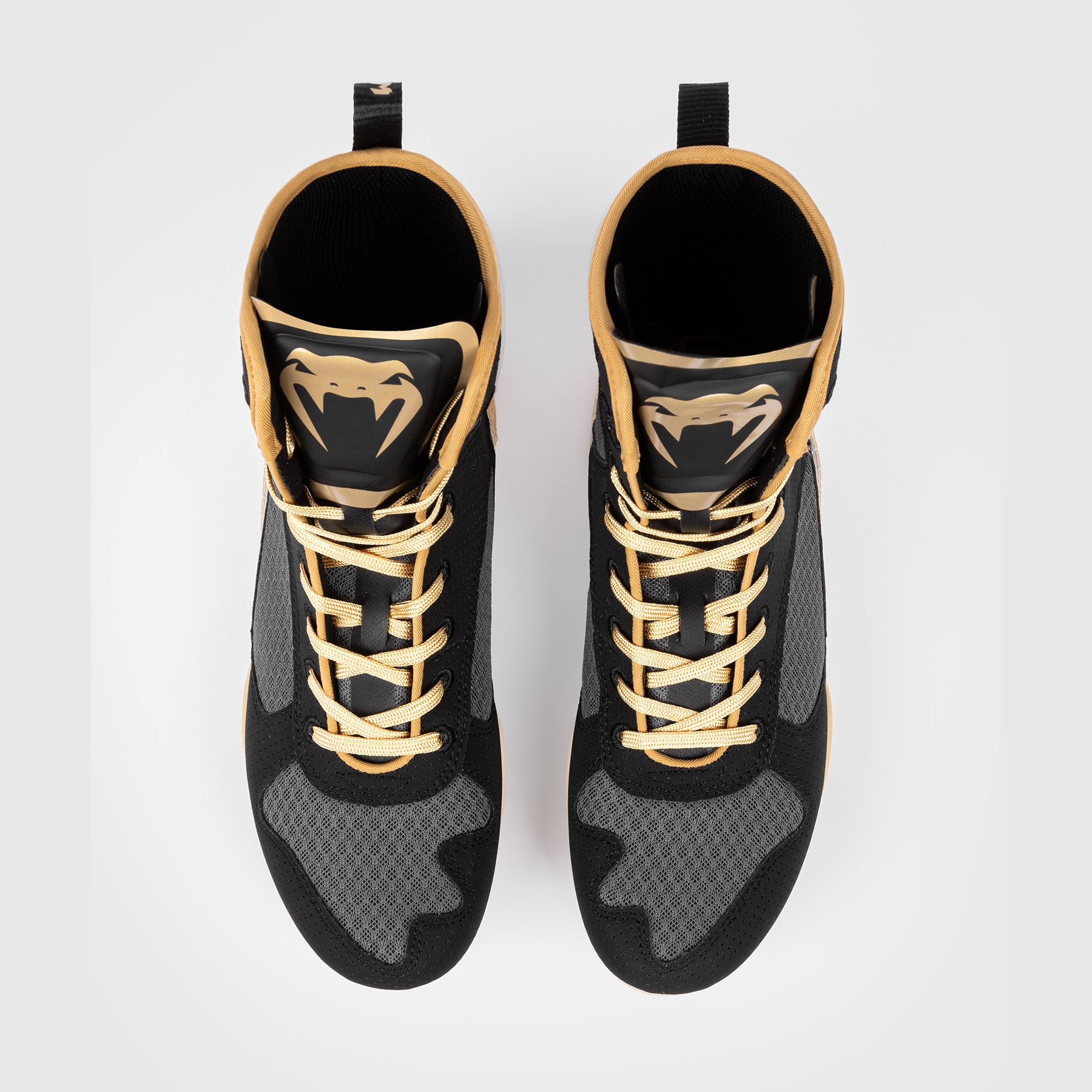 Chaussures de boxe Venum Elite - Noir/Beige - product-type_Chaussures de boxe