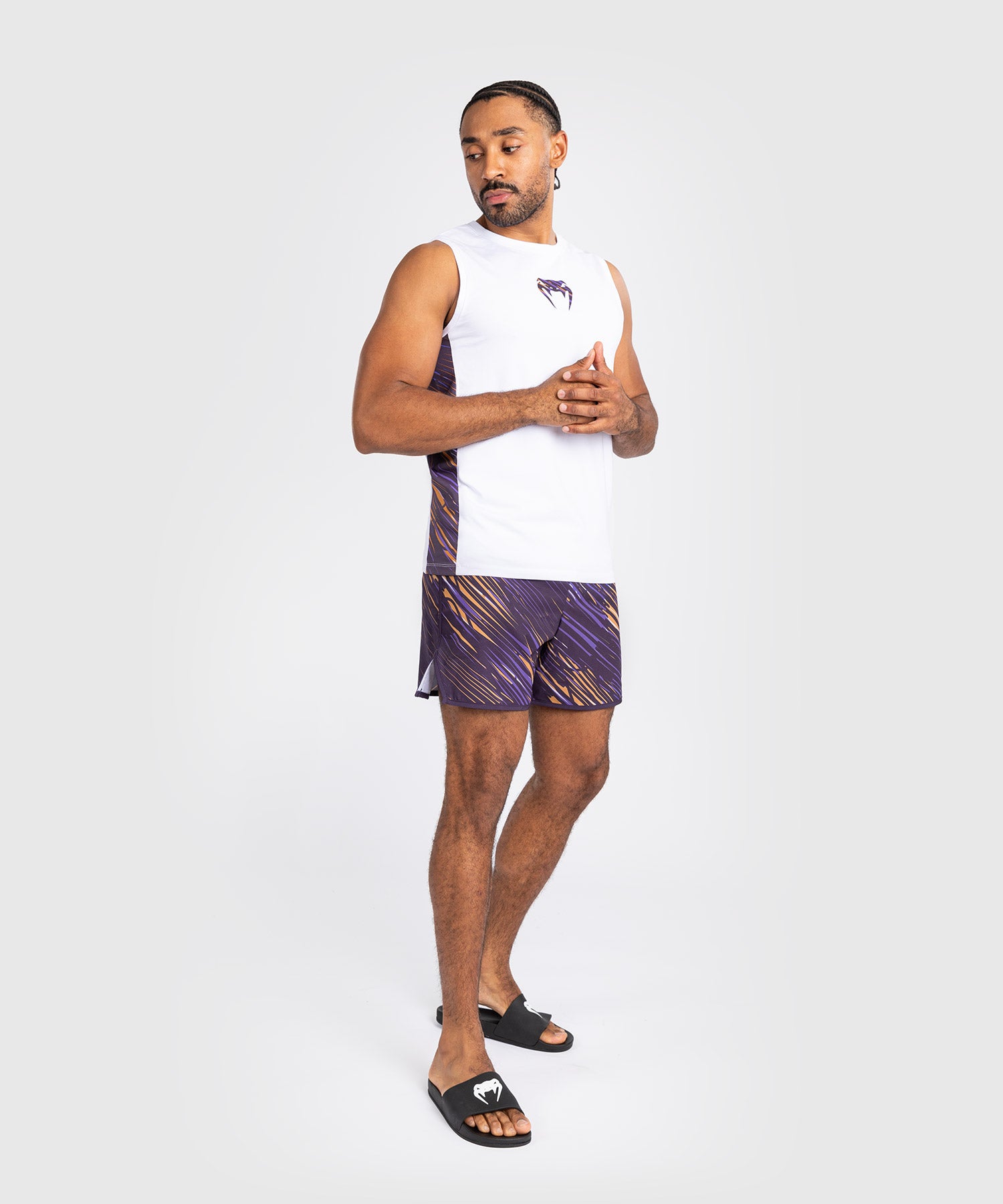 Débardeur pour Hommes Venum Rapid - Blanc/Violet Foncé - product-type_Débardeurs