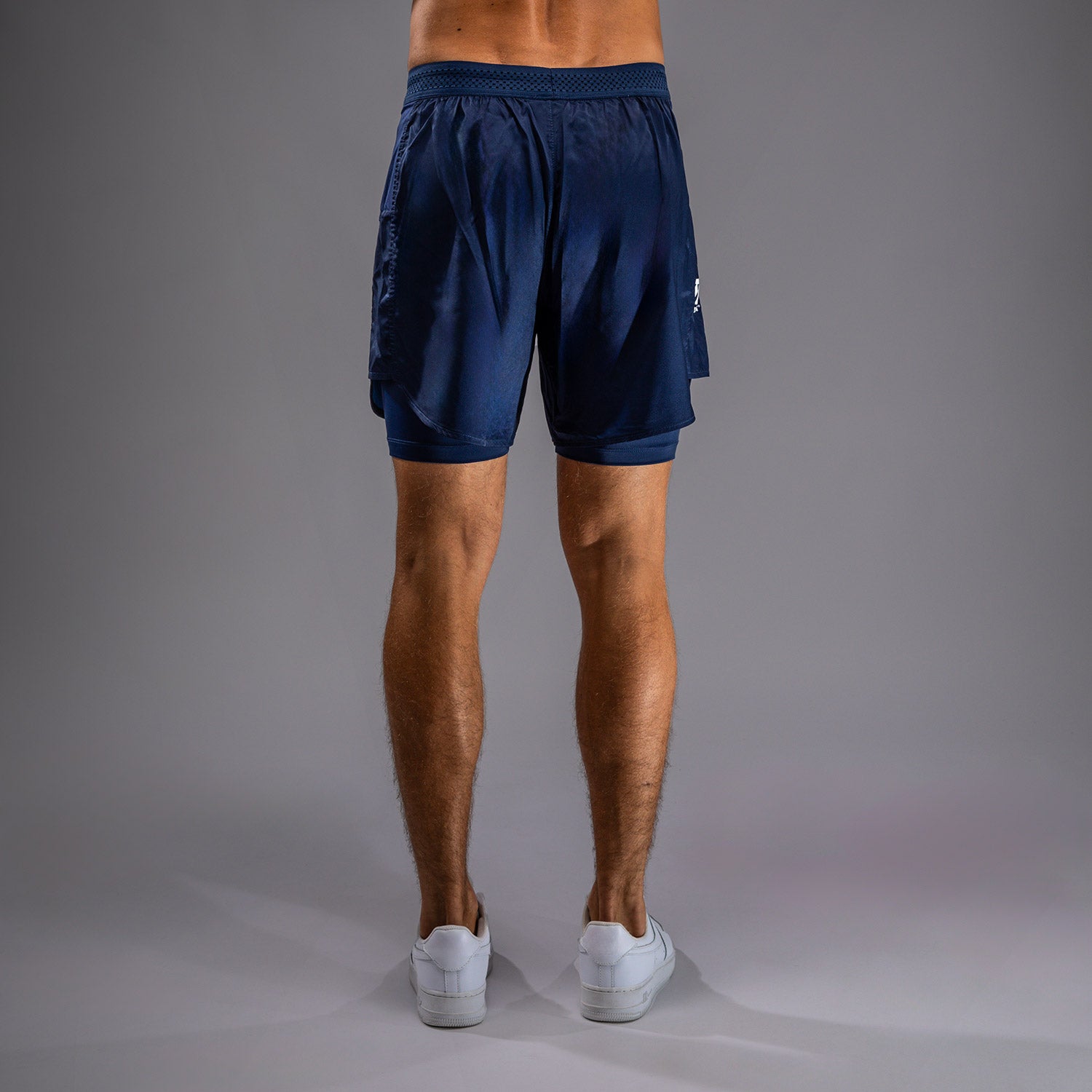Short d'entraînement Venum x Top Rank Original pour Hommes - Bleu Marine - product-type_Shorts de training