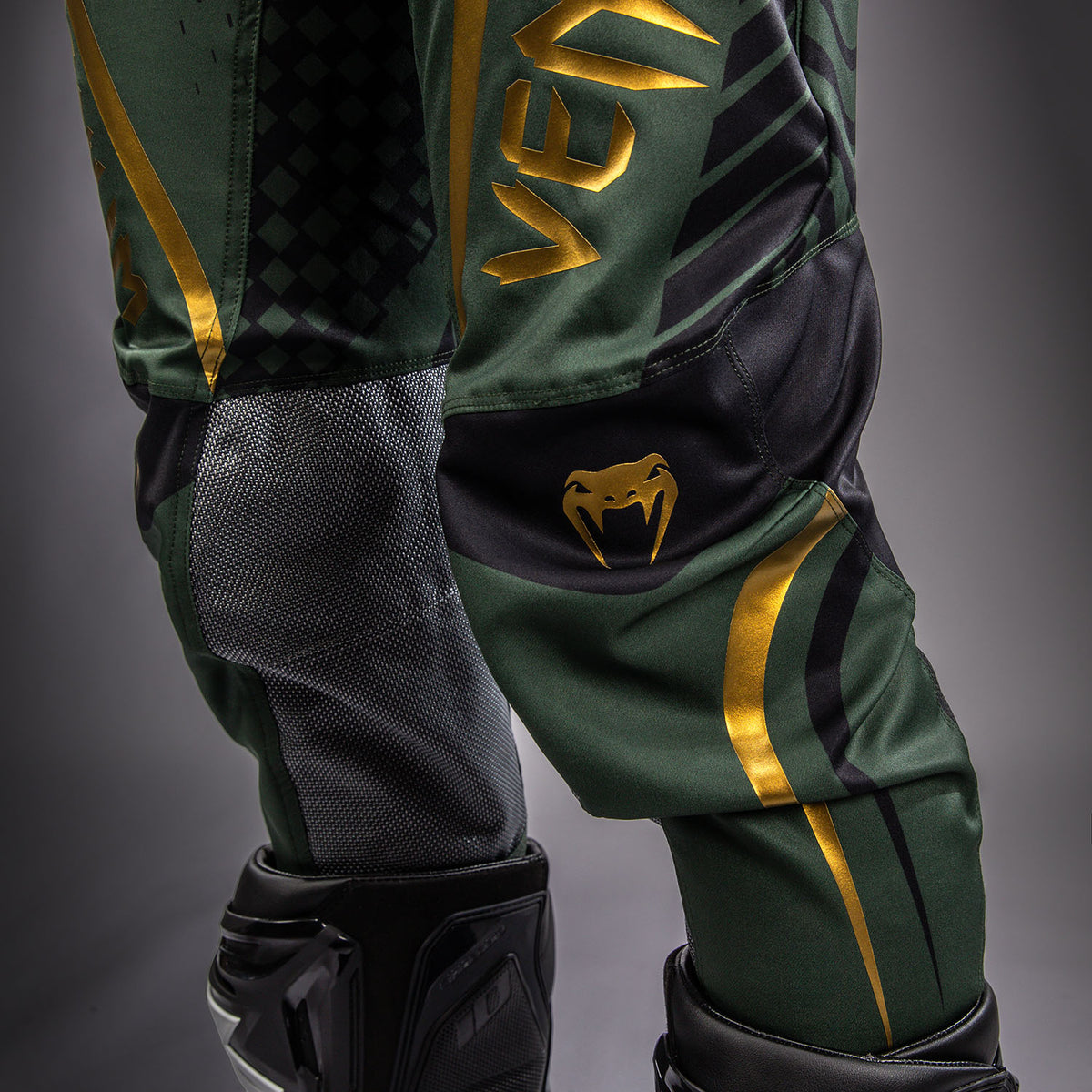 Pantalon de Motorsports Venum MX Challenger - Noir/Vert/Or