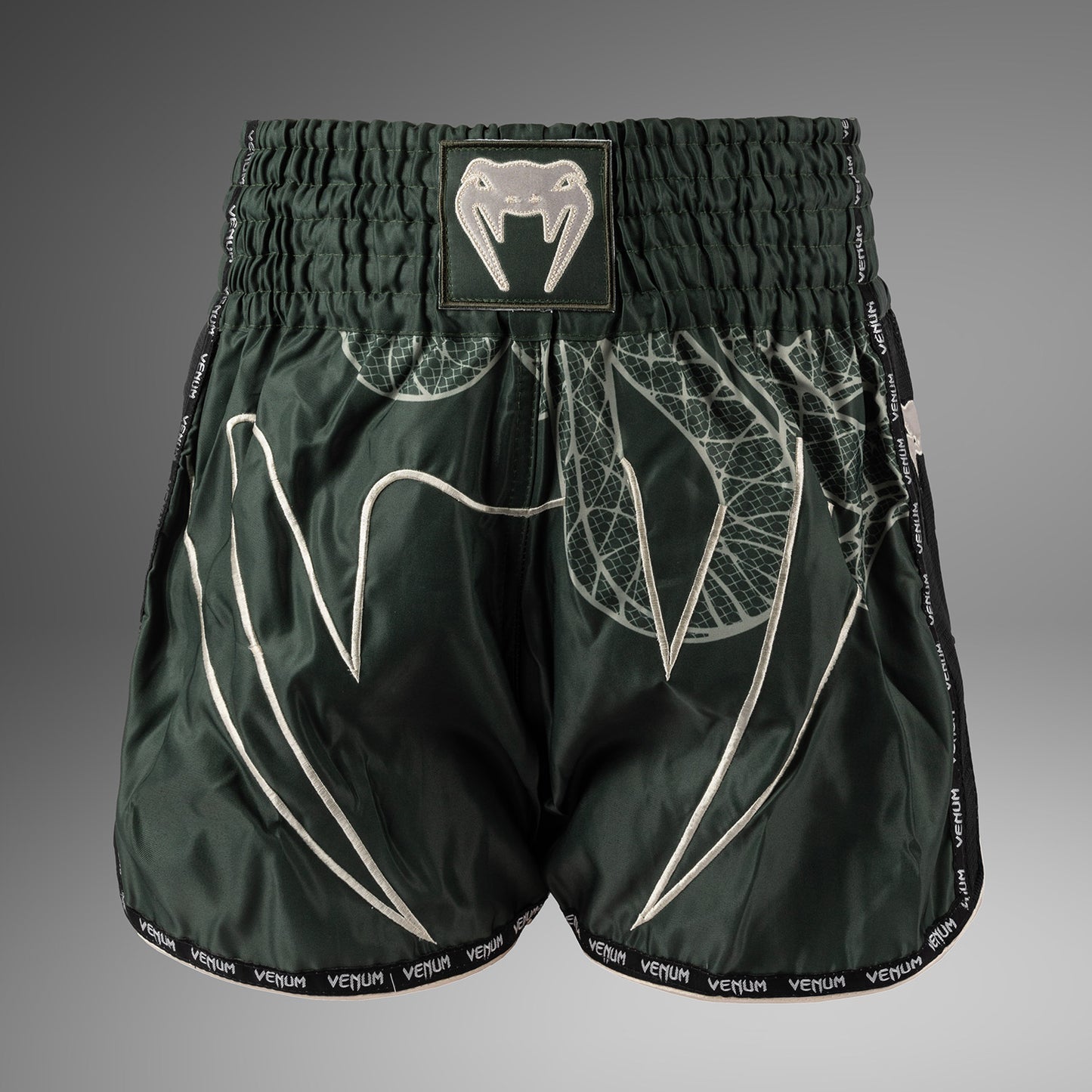 Short de Muay Thai Venum Serpenti – Kaki/Bronze/Ivoire - product-type_Shorts de Muay Thai