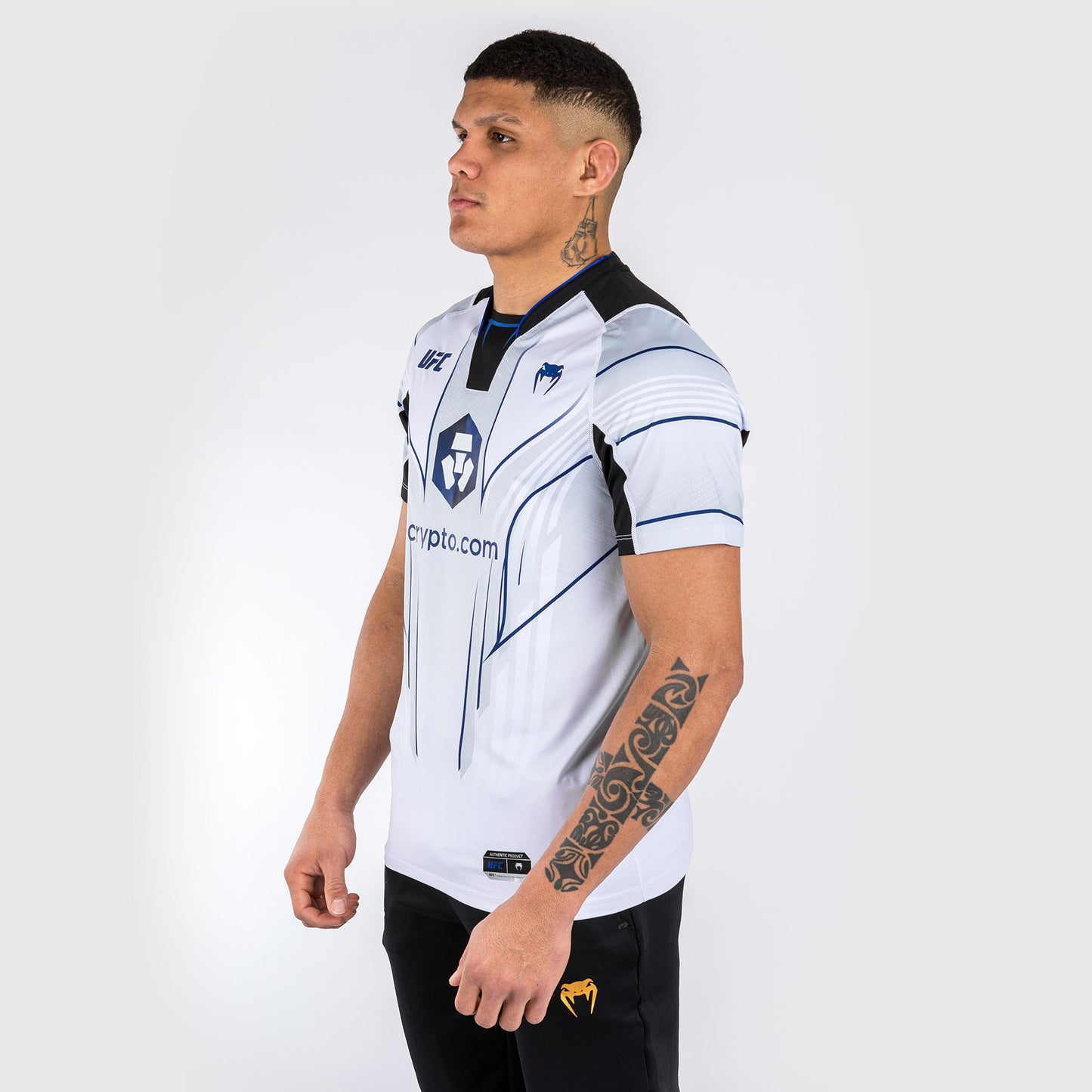 T-shirt Technique Homme Personnalisé UFC Venum Authentic Fight Night 2.0 - Midnight Edition - Ice - product-type_T-Shirts Dry Tech