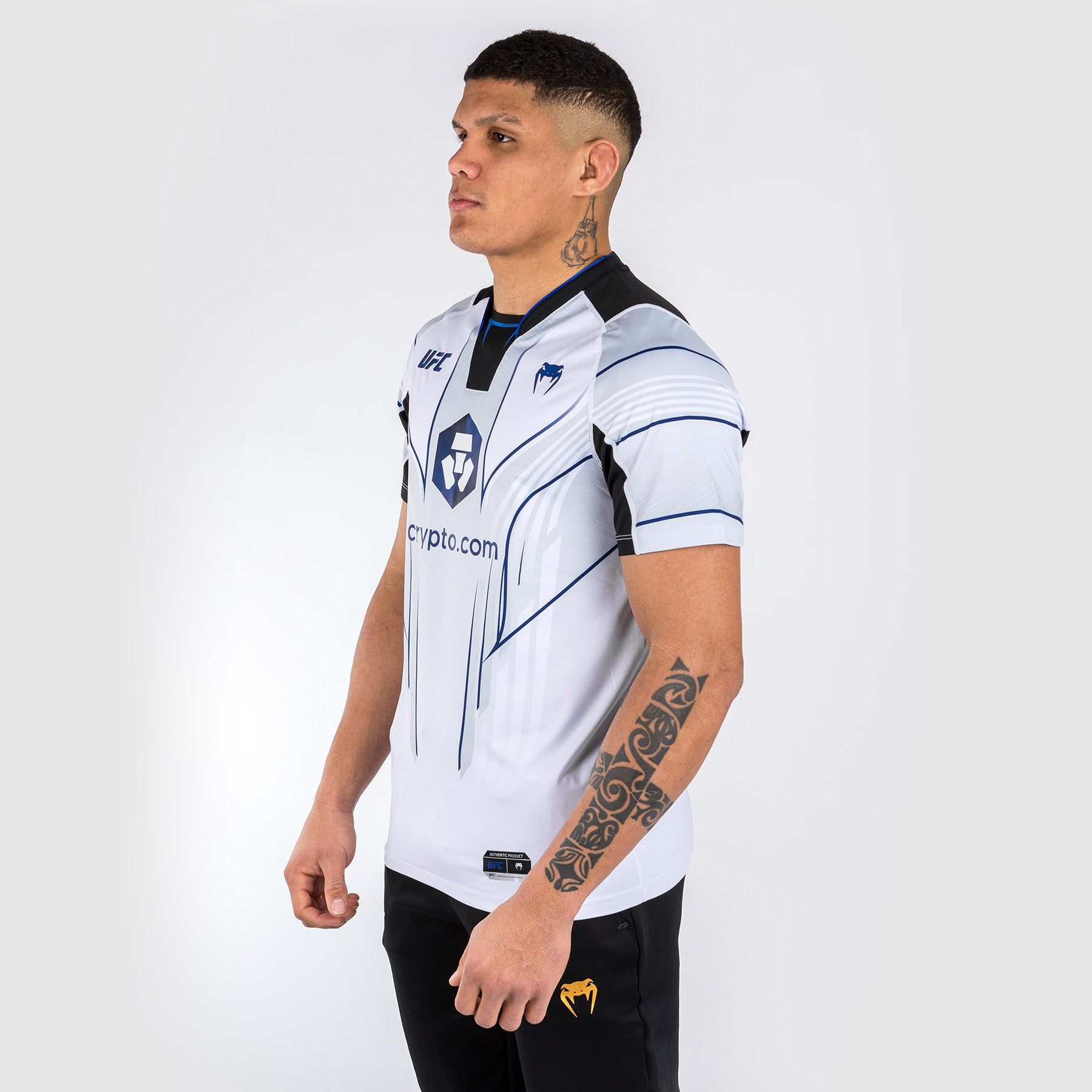 T-shirt Technique Homme Personnalisé UFC Venum Authentic Fight Night 2.0 - Midnight Edition - Ice - product-type_T-Shirts Dry Tech