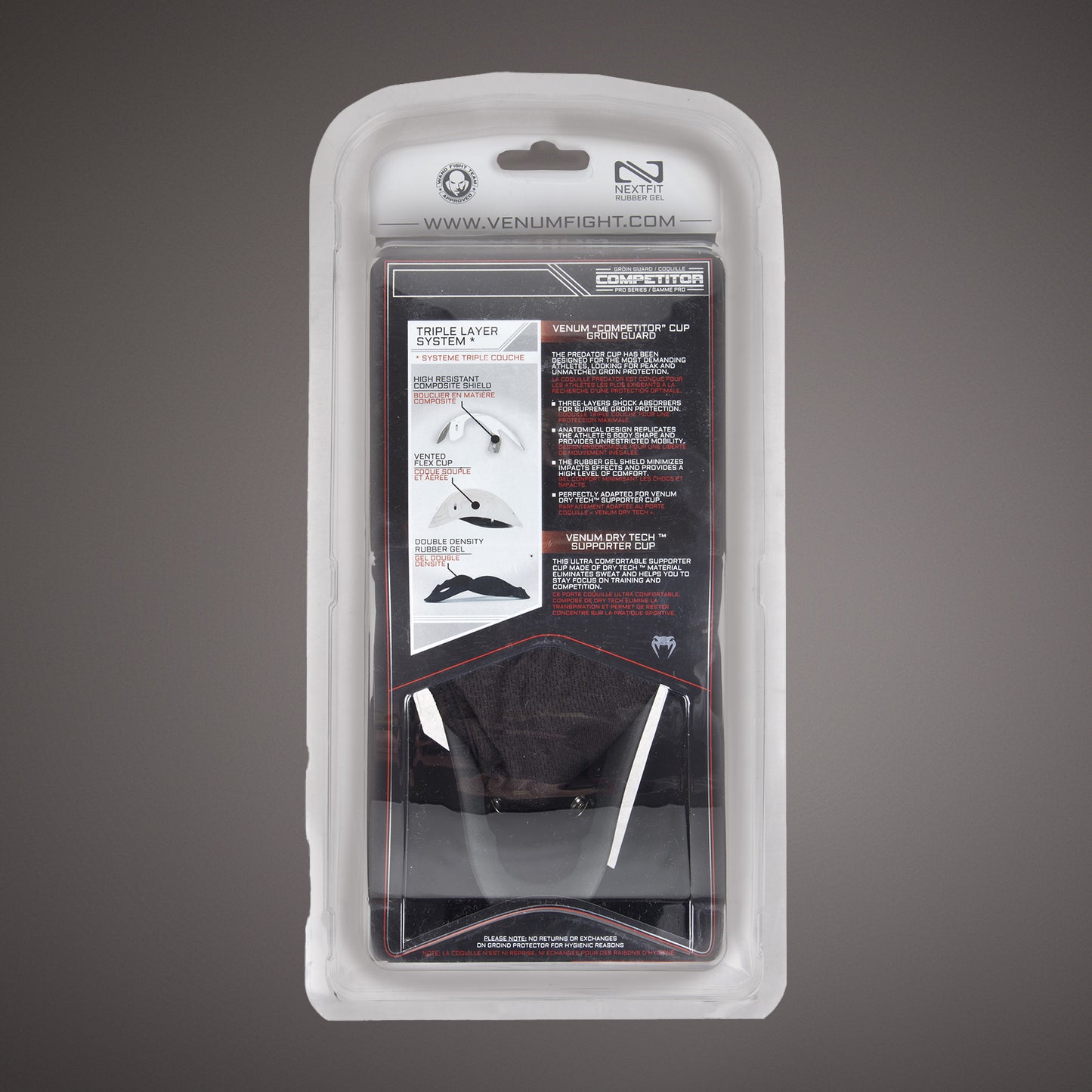 Coquille et porte-coquille Venum "Competitor" - Silver Series - product-type_Coquilles et porte-coquilles