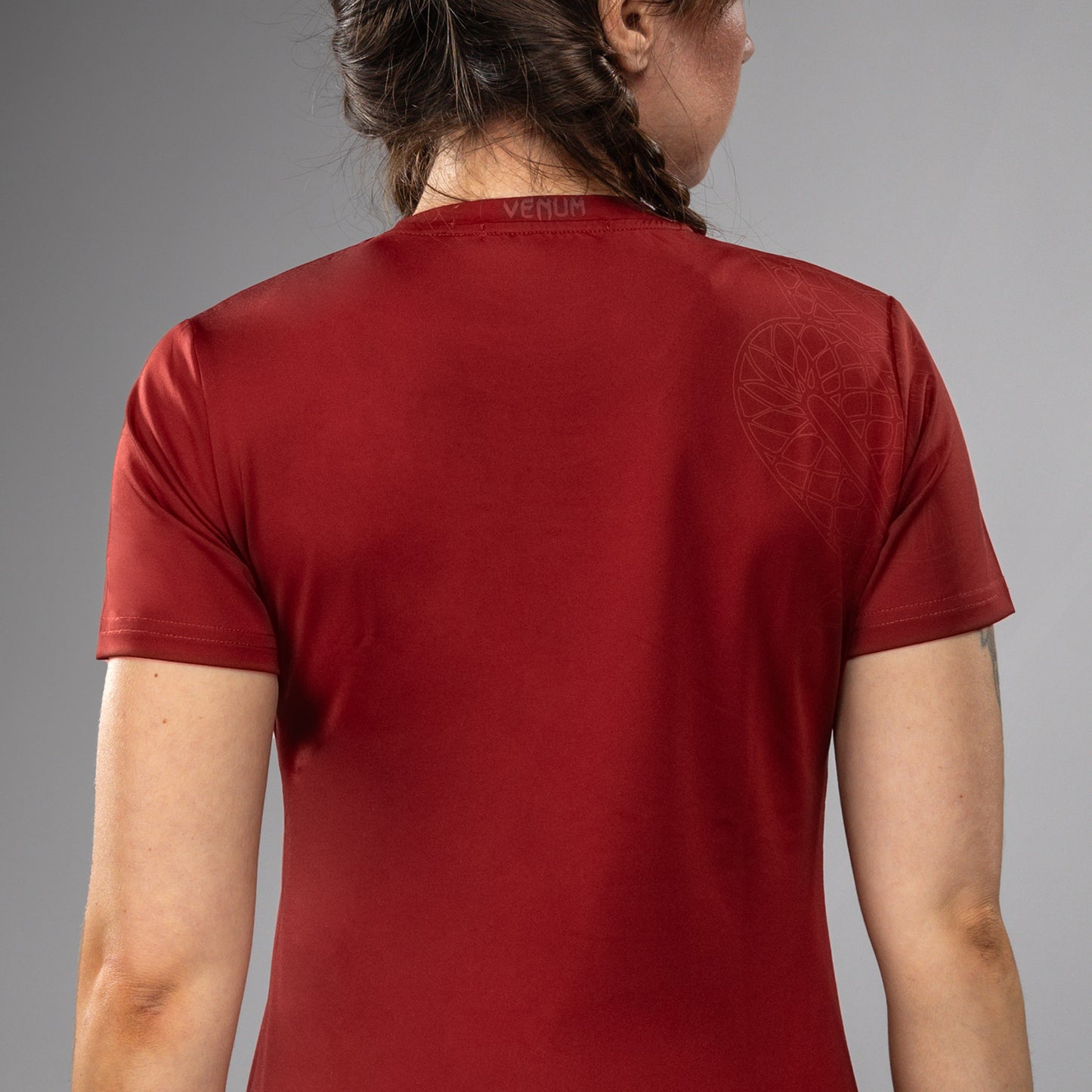 T-shirt Dry-Tech pour Femmes Venum Serpenti – Bordeaux/Ivoire - product-type_T-Shirts Dry Tech
