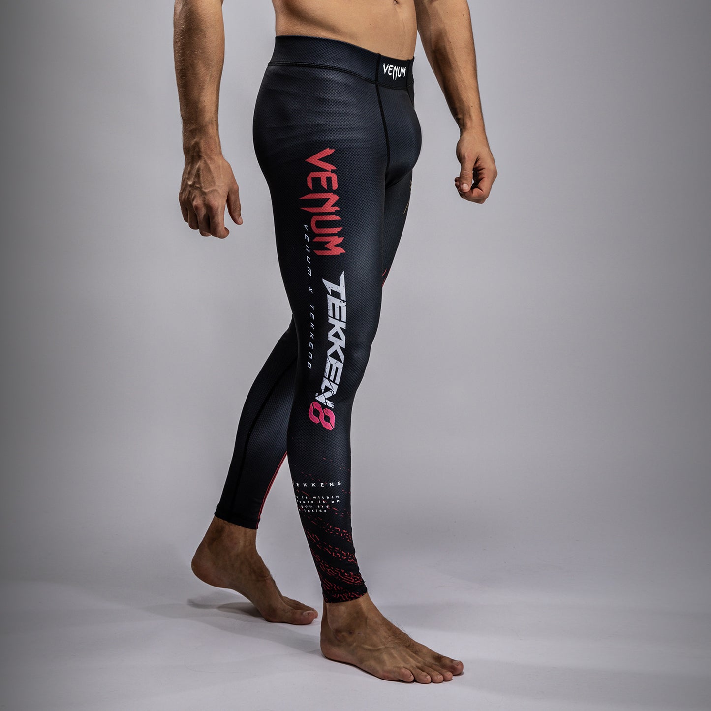 Pantalon de compression Venum x TEKKEN 8 - Marshall Law - Noir/Rouge/Or - product-type_Pantalons de Compression