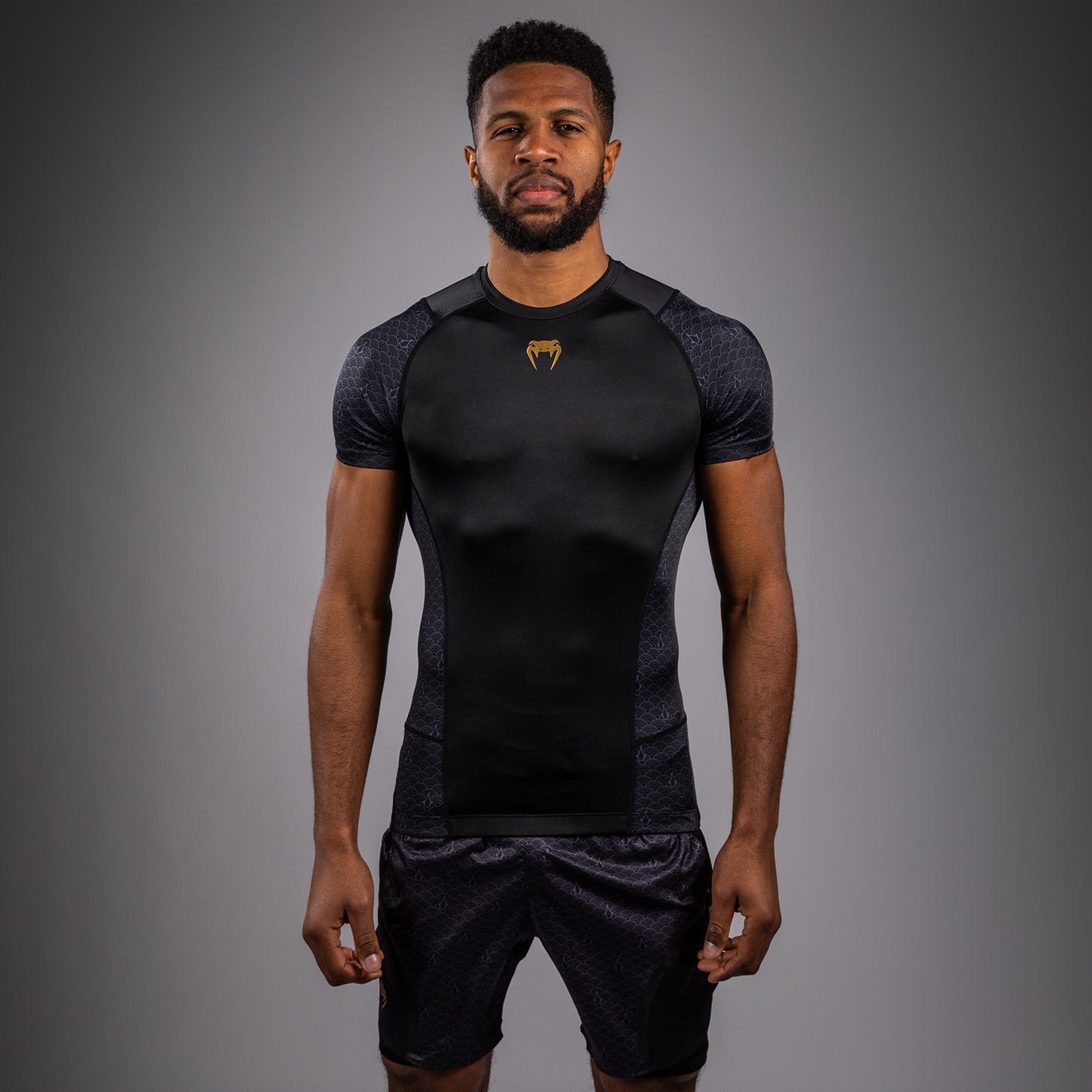 Rashguard Manches Courtes Venum x Assassin's Creed Shadows - Noir - product-type_T-Shirts de Compression