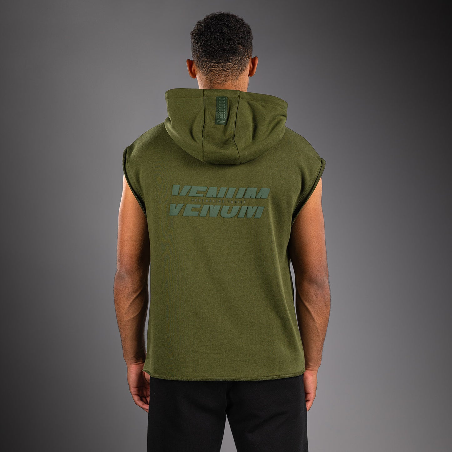 Sweat à Capuche Sans Manches Venum Divide - Vert Militaire - product-type_Sweatshirts