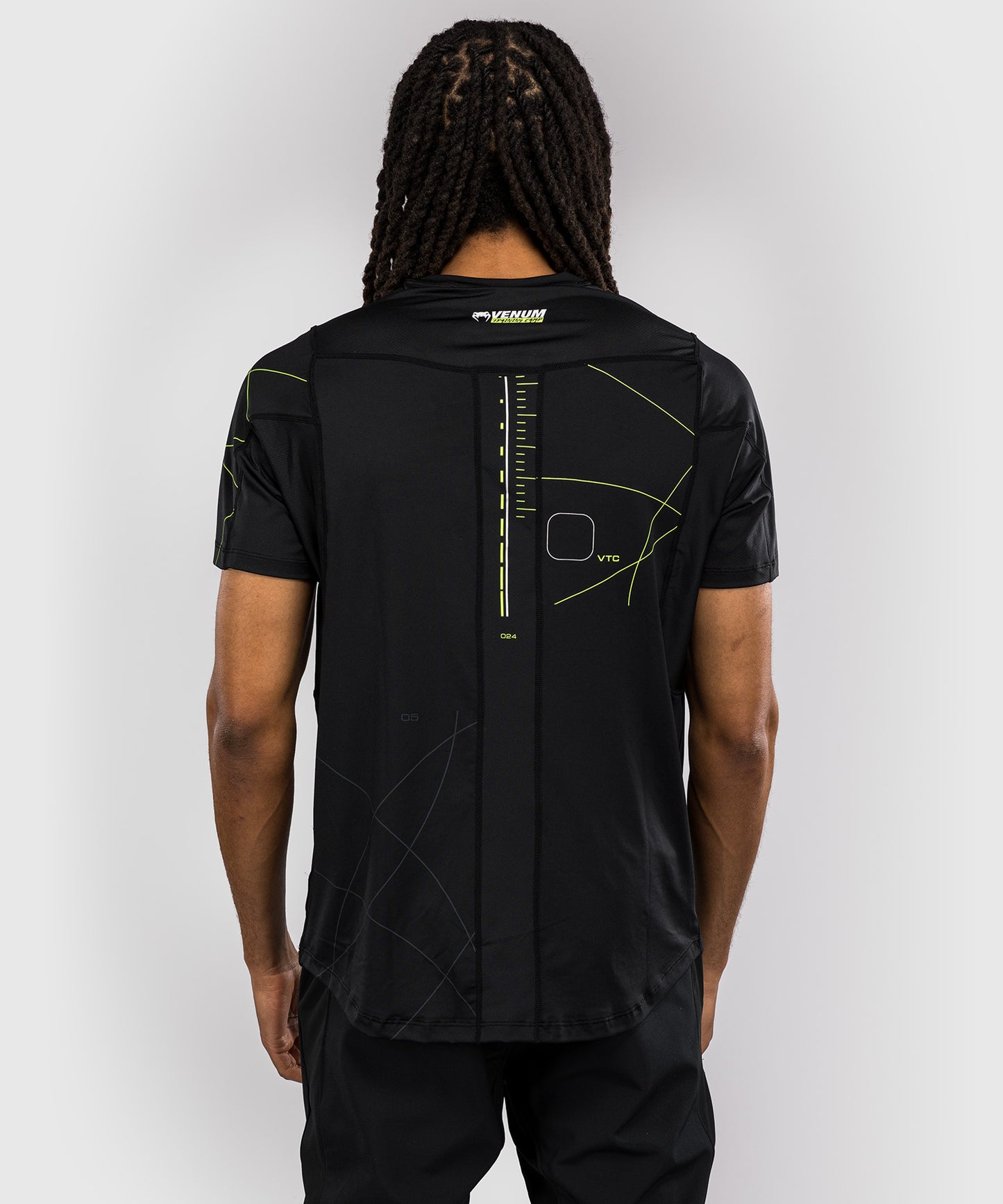 T-shirt Dry Tech Venum Training Camp 4.0 - Noir/Vert fluo - product-type_T-Shirts Dry Tech
