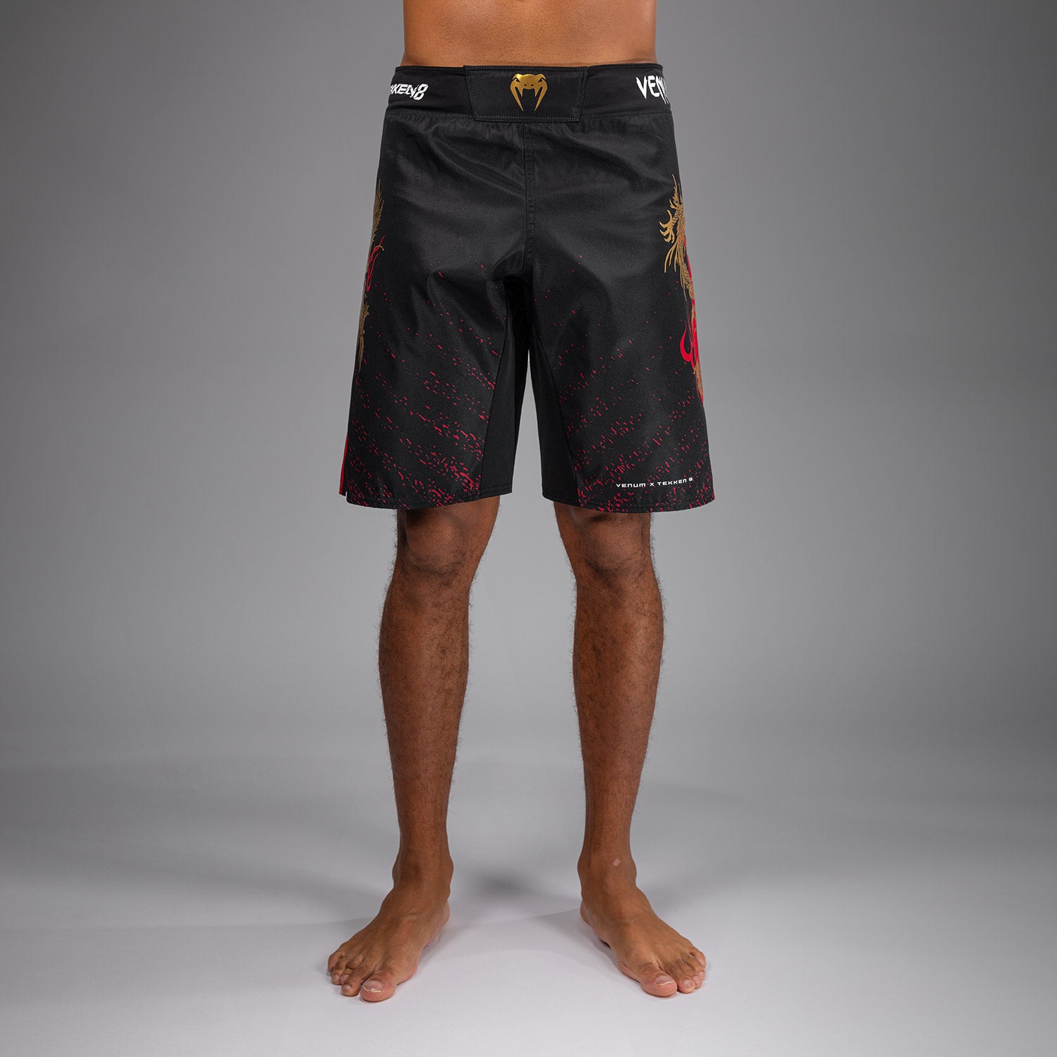 Short de combat Venum x TEKKEN 8 - Marshall Law - Noir/Rouge/Or - product-type_Shorts de MMA