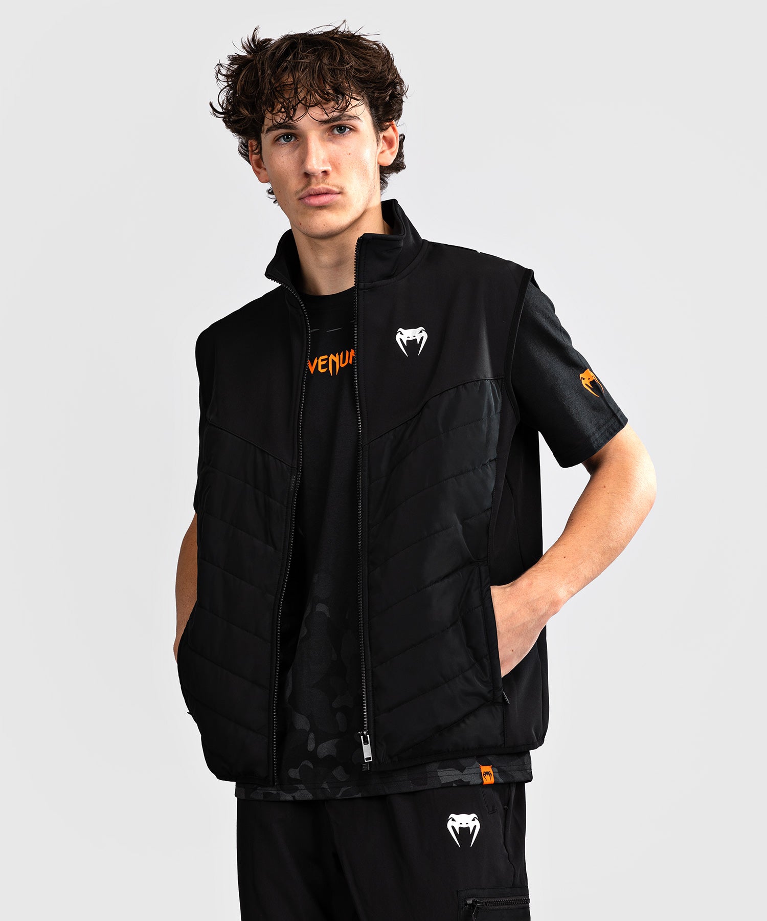 Veste déperlante à manches courtes Venum Paddock - Noir - product-type_Vestes