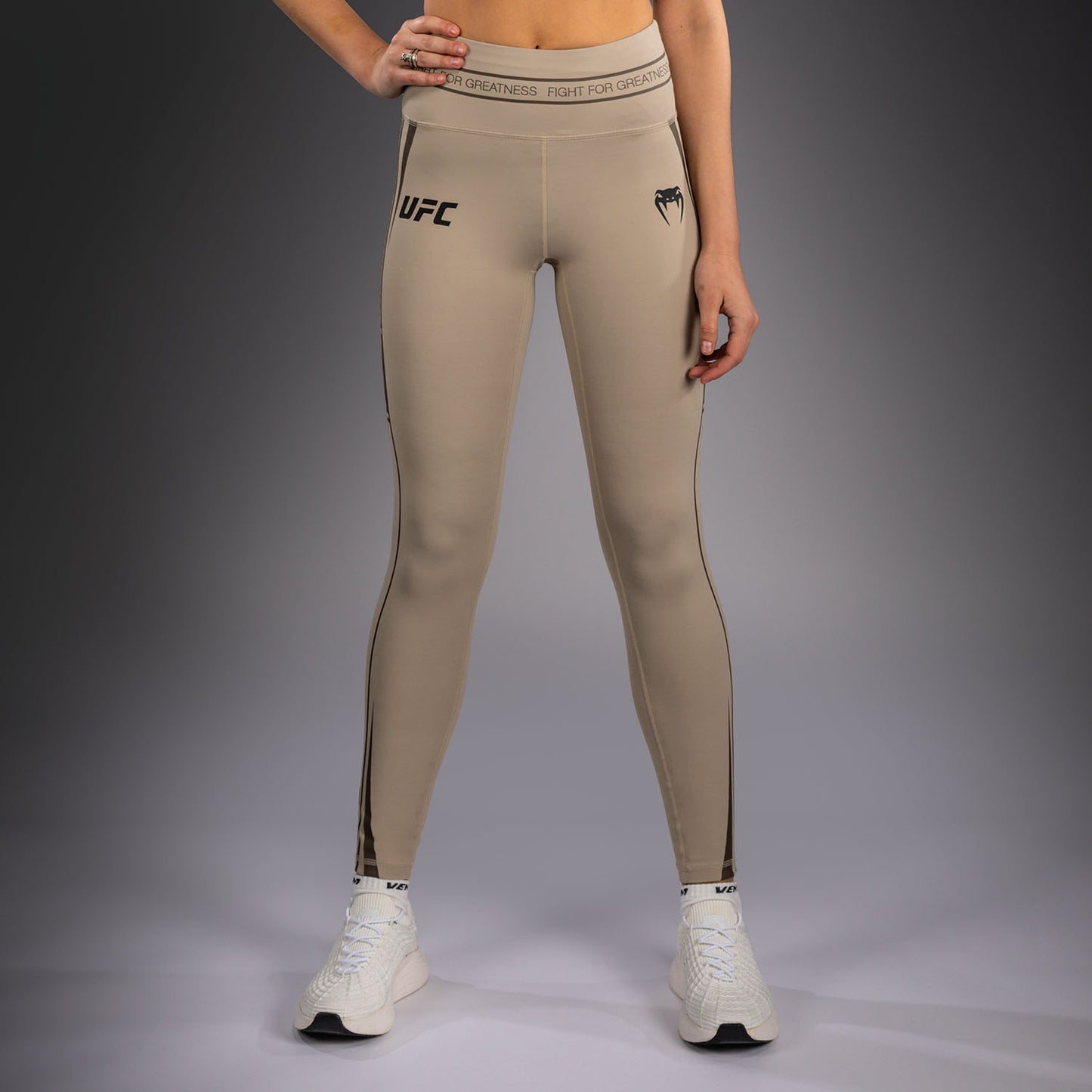 Pantalon de Compression Technique pour Femme Venum UFC Unity by Venum Authentic Fight Week - Sable