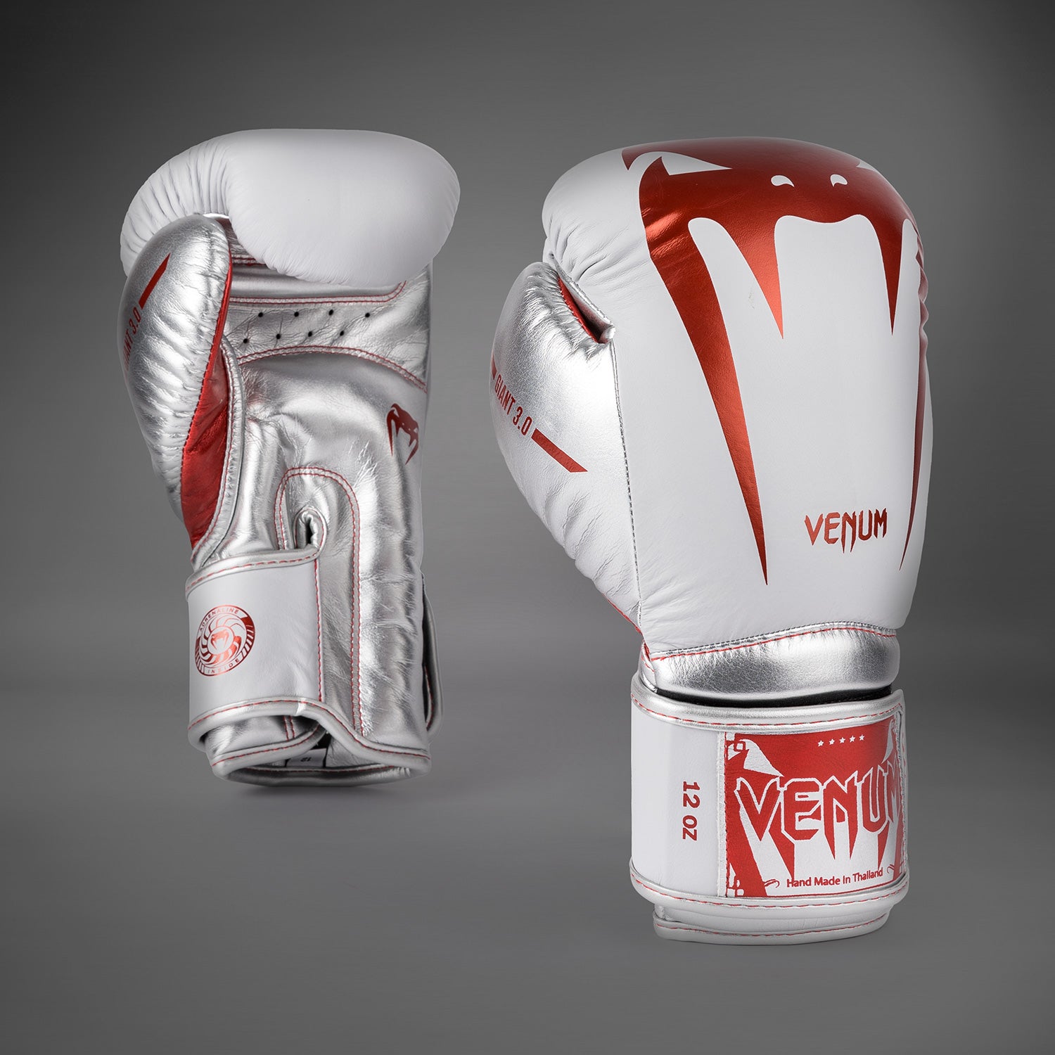 Gants de boxe Venum Giant 3.0 - Edition Spéciale - Rouge/Argent - product-type_Gants de boxe