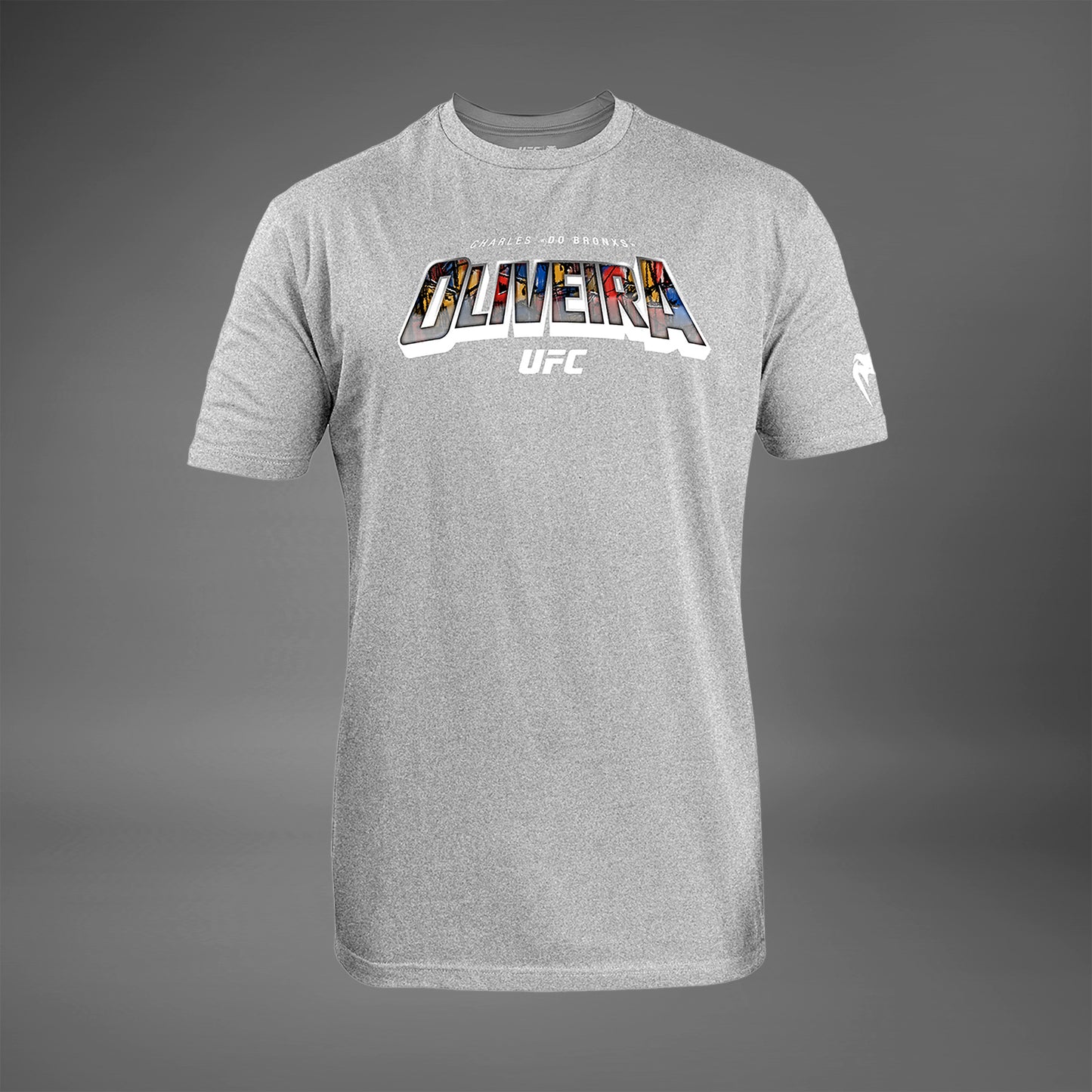 T-shirt UFC Unrivaled by Venum Charles Oliveira - Gris Mélangé - product-type_T-Shirts