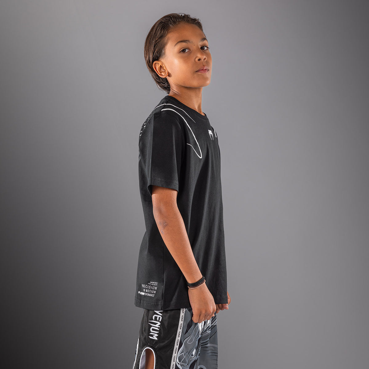 T-shirt Pour Enfant Venum Crimson Viper 2.0 - Noir/Gris