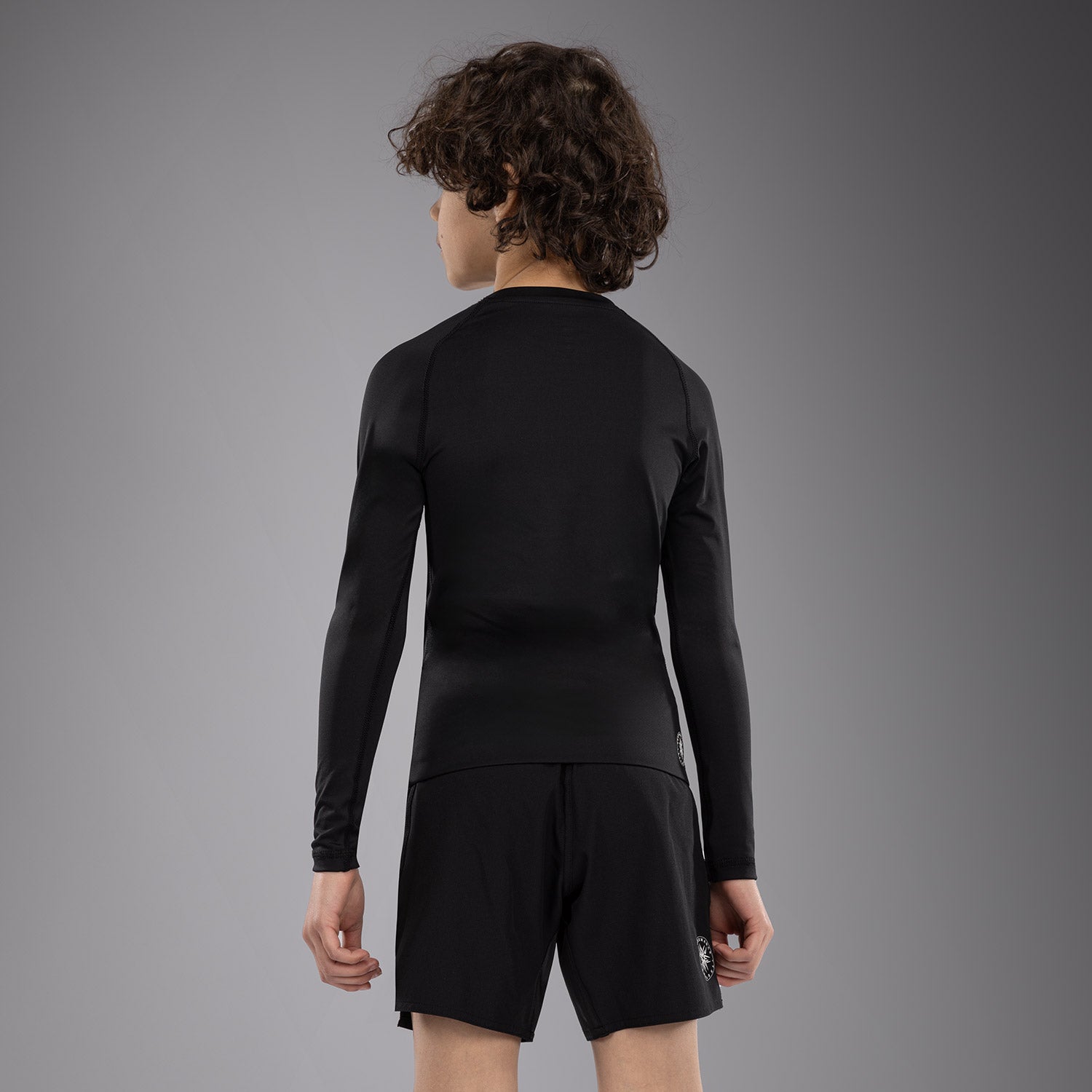 Rashguards Manches Longues pour Enfants Venum Contender - Noir - product-type_T-Shirts de Compression