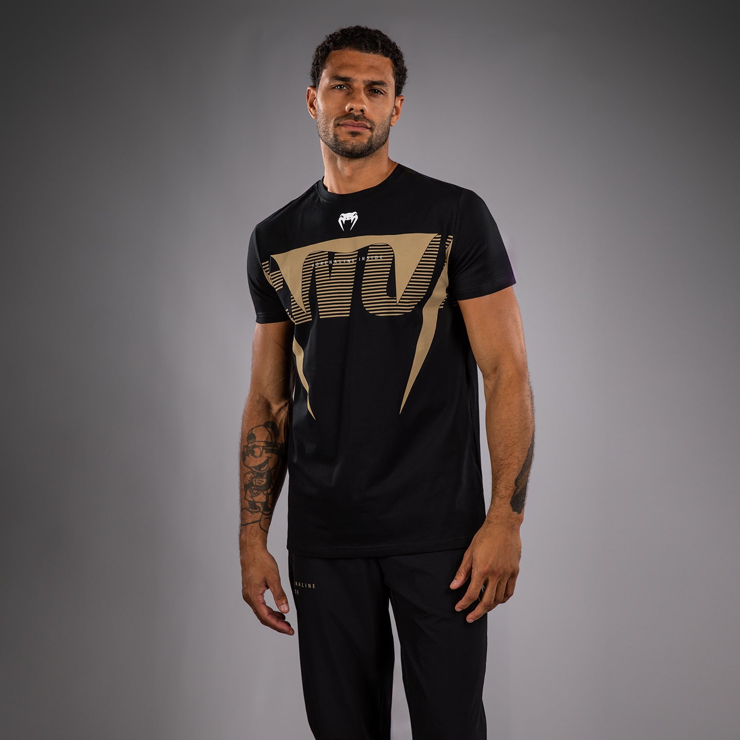T-shirt Venum Adrenaline – Noir/Sable - product-type_T-Shirts
