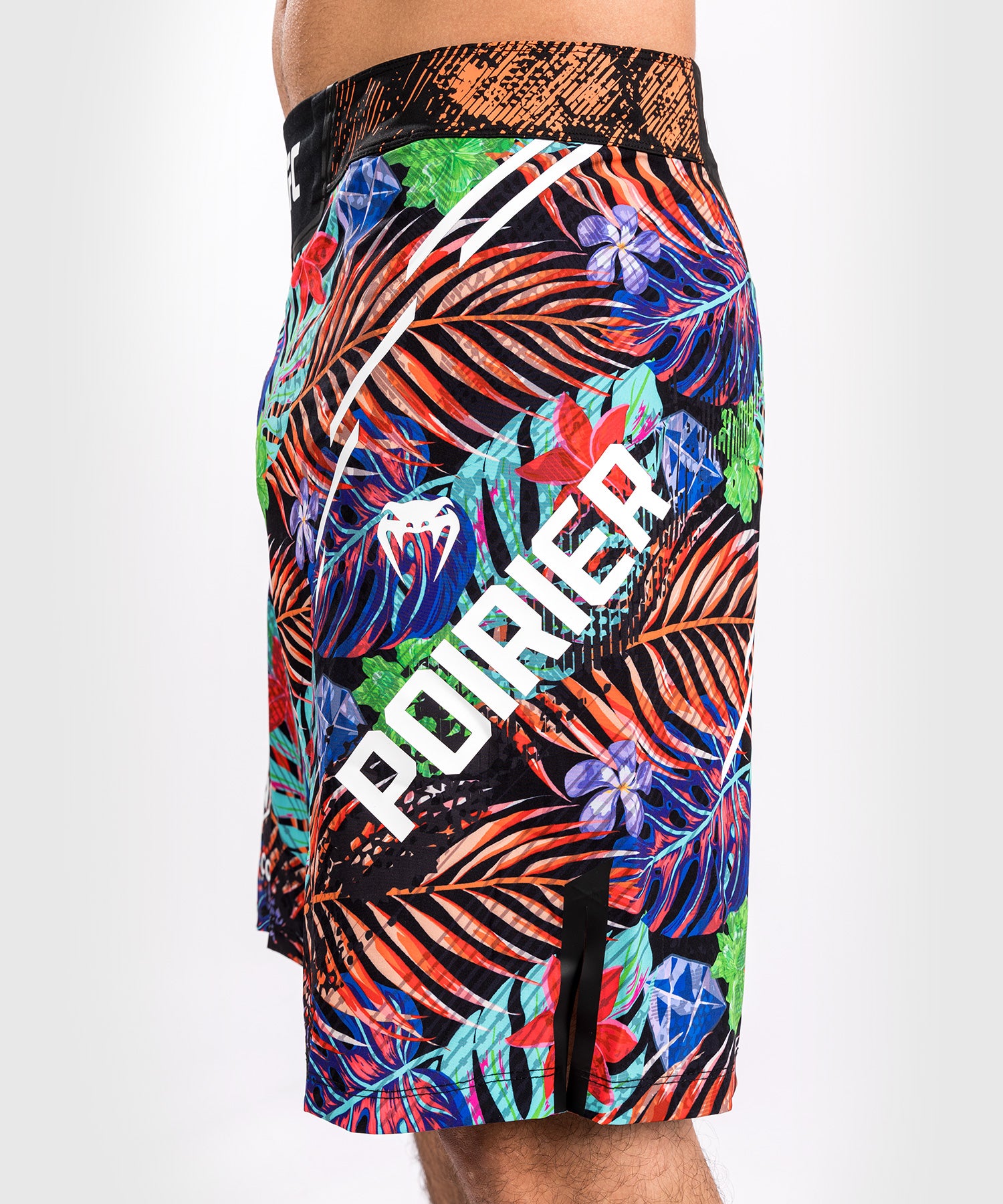 Short de Combat coupe longue pour Hommes UFC Unrivaled by Venum Dustin Poirier - Bleu - product-type_Shorts de MMA