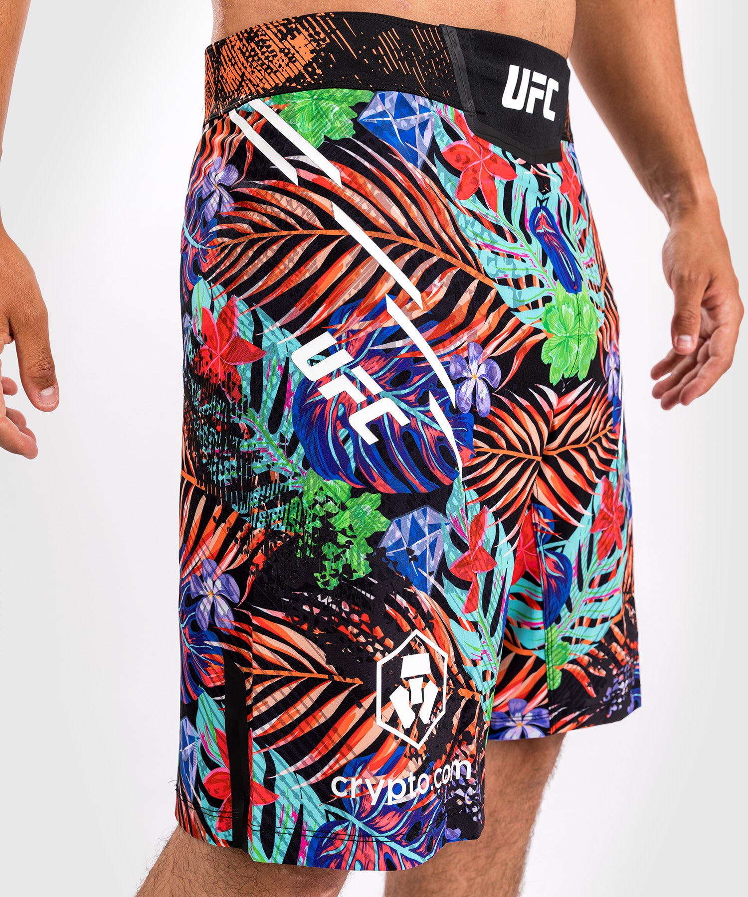 Short de Combat coupe longue pour Hommes UFC Unrivaled by Venum Dustin Poirier - Bleu - product-type_Shorts de MMA