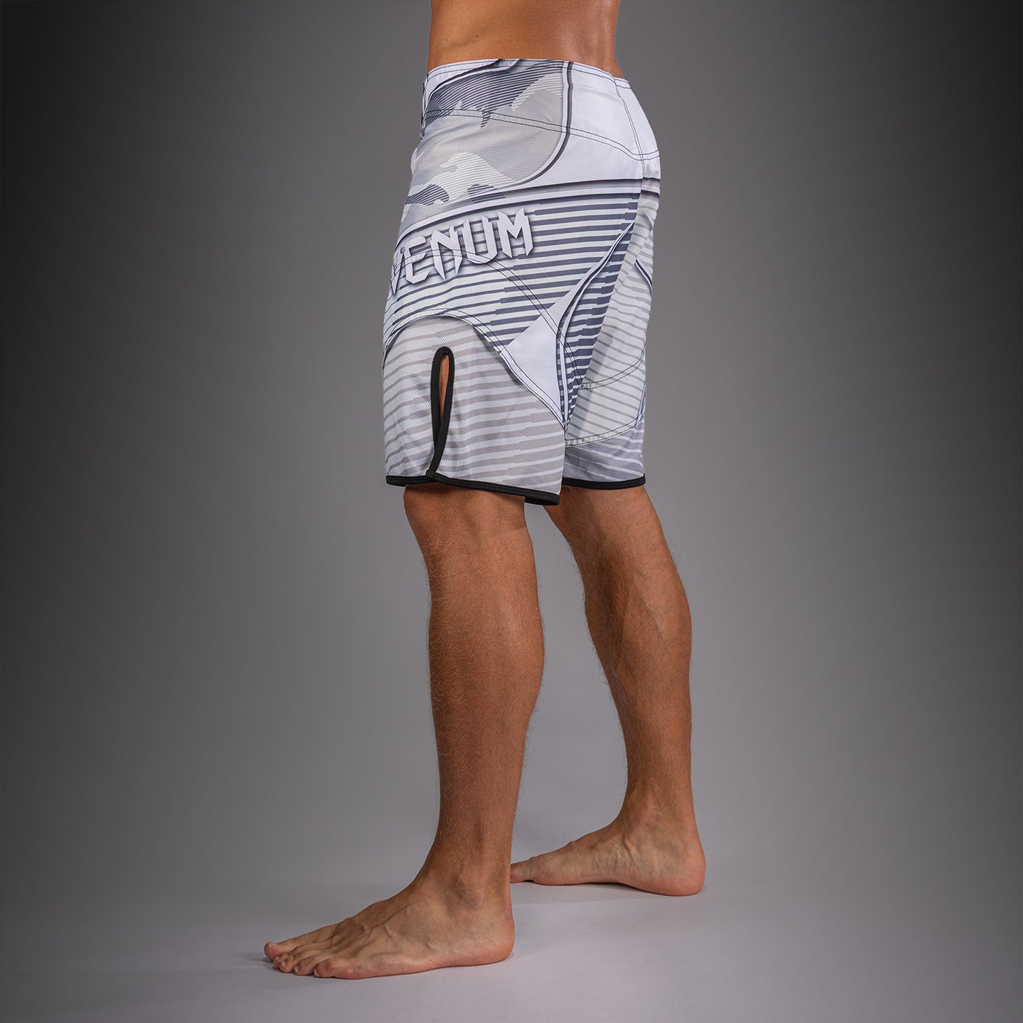 Short de Combat Venum Camo Hero - Blanc/Gris Clair