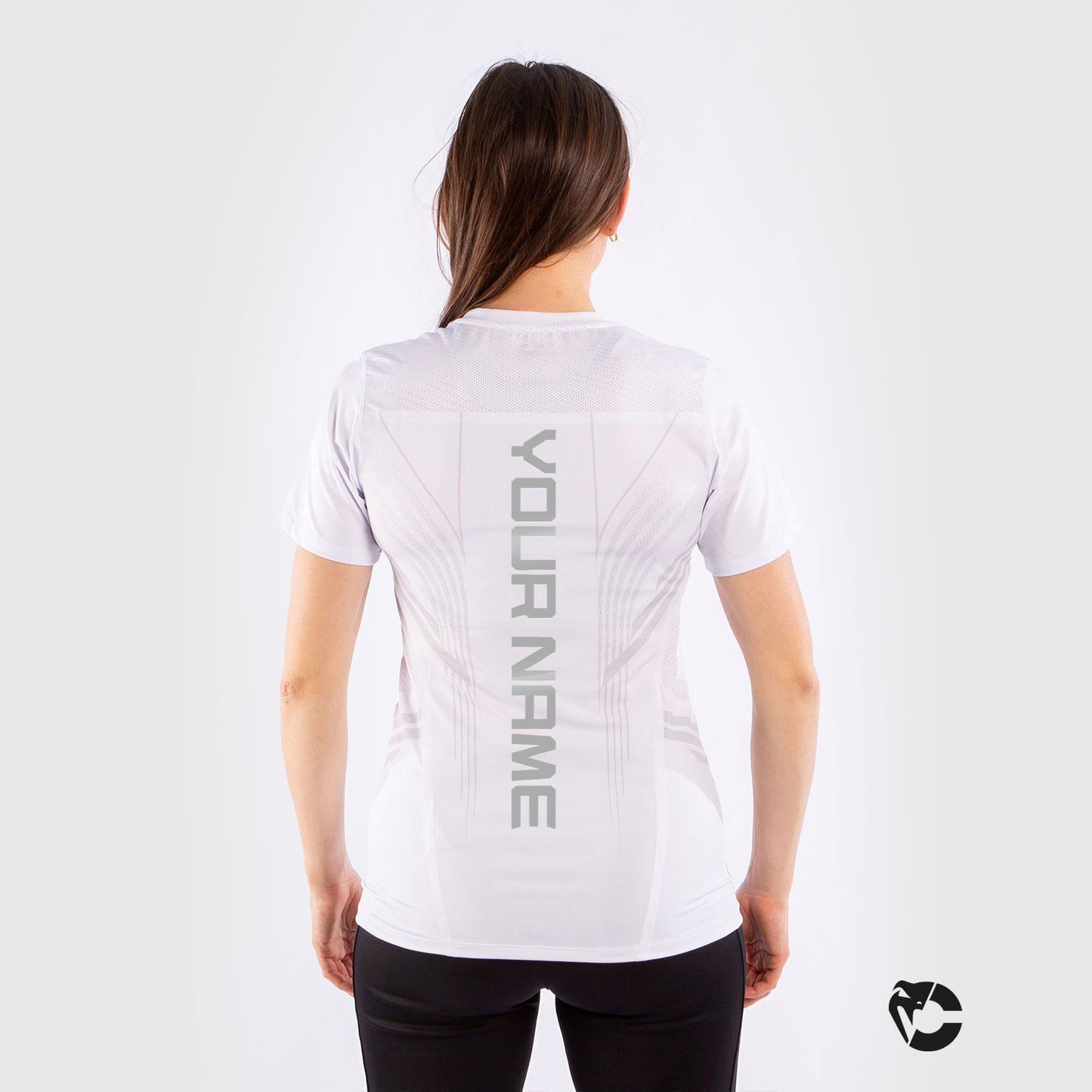 T-shirt Technique Femme Personnalisé UFC Venum Authentic Fight Night - Blanc - product-type_T-Shirts Dry Tech