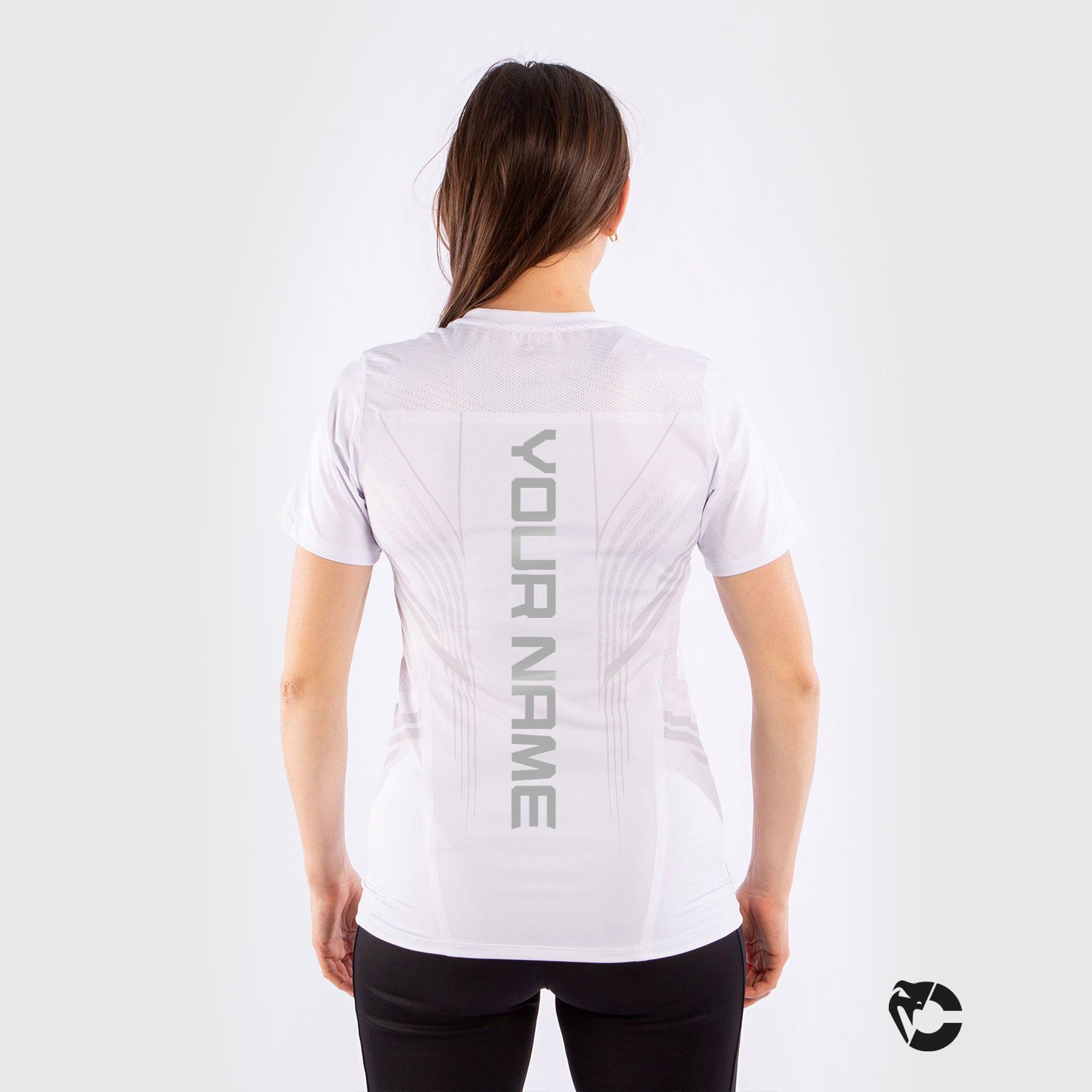 T-shirt Technique Femme Personnalisé UFC Venum Authentic Fight Night - Blanc - product-type_T-Shirts Dry Tech
