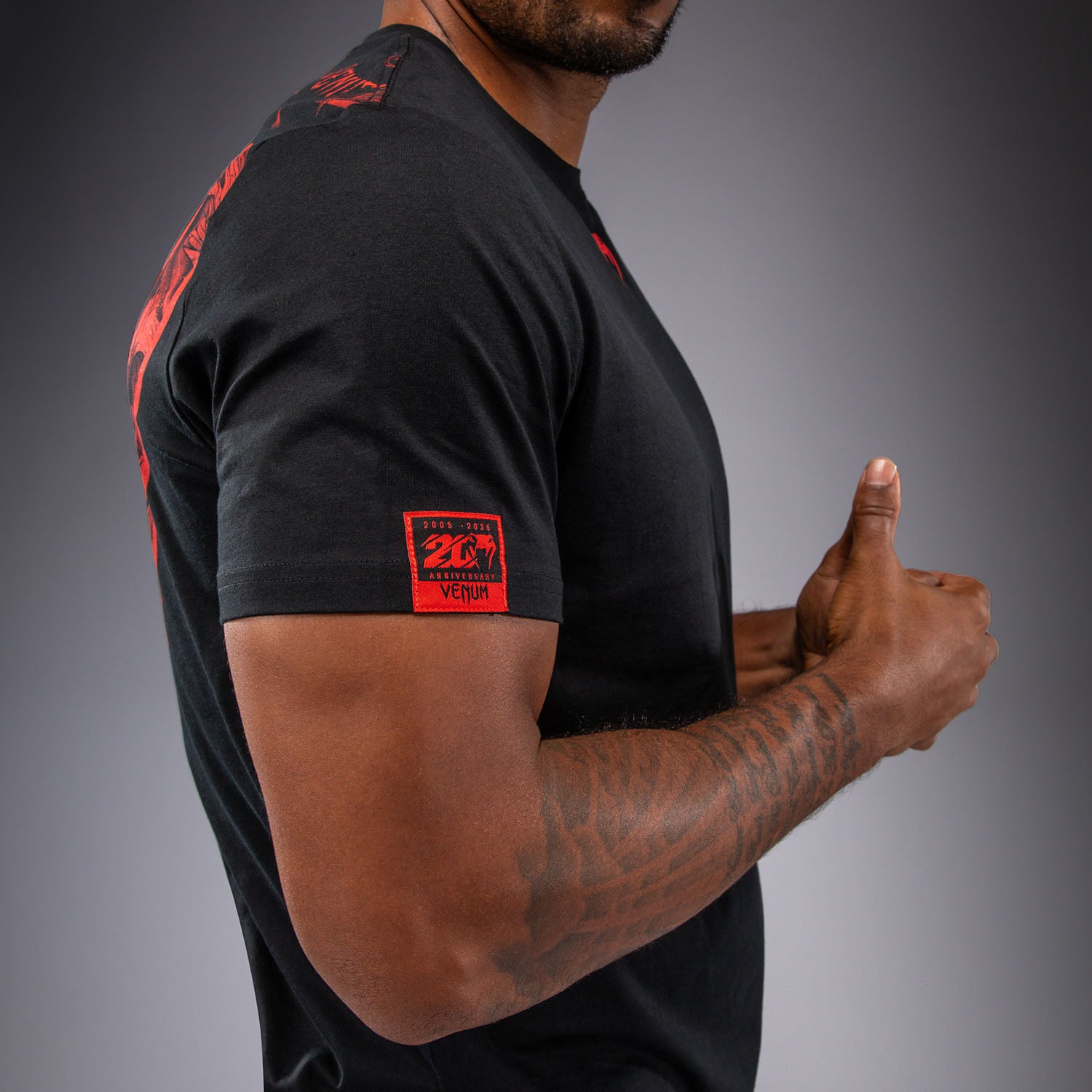 T-shirt Venum 20th Anniversary - Noir/Rouge - product-type_T-Shirts