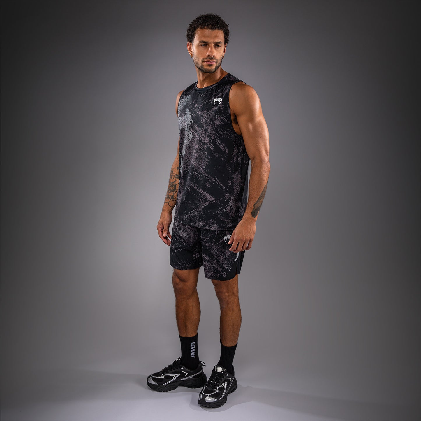 Débardeur Dry Tech Venum Rage & Workout - Noir/Gris